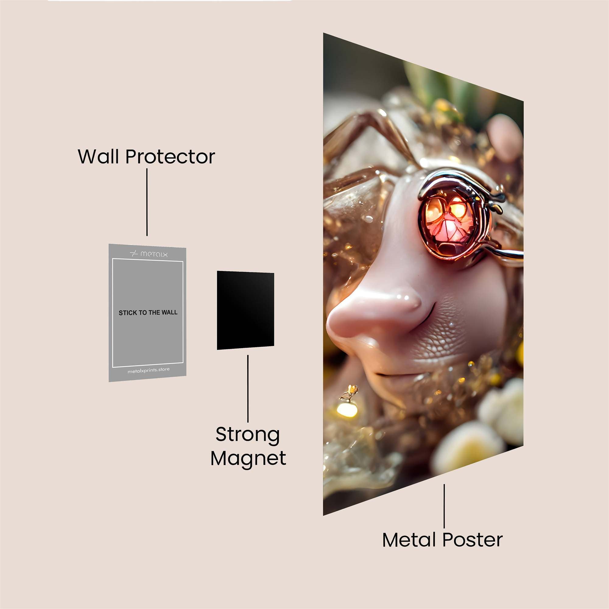 SpiderGaze Safe Wall Magnetic / M