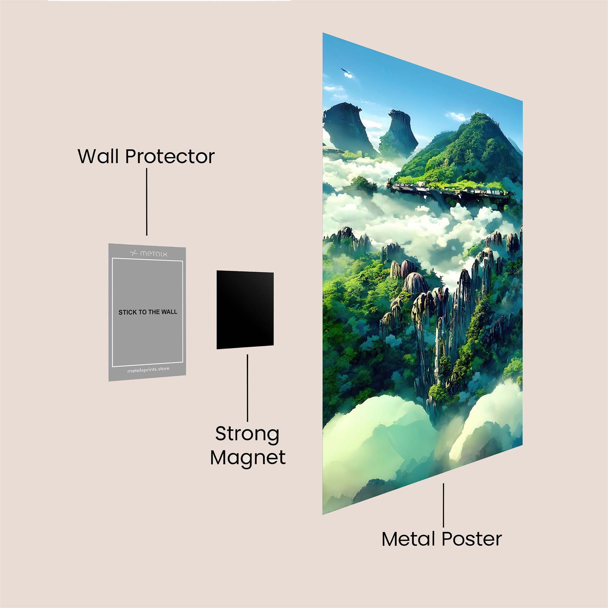 Mystic Serenity Safe Wall Magnetic / M
