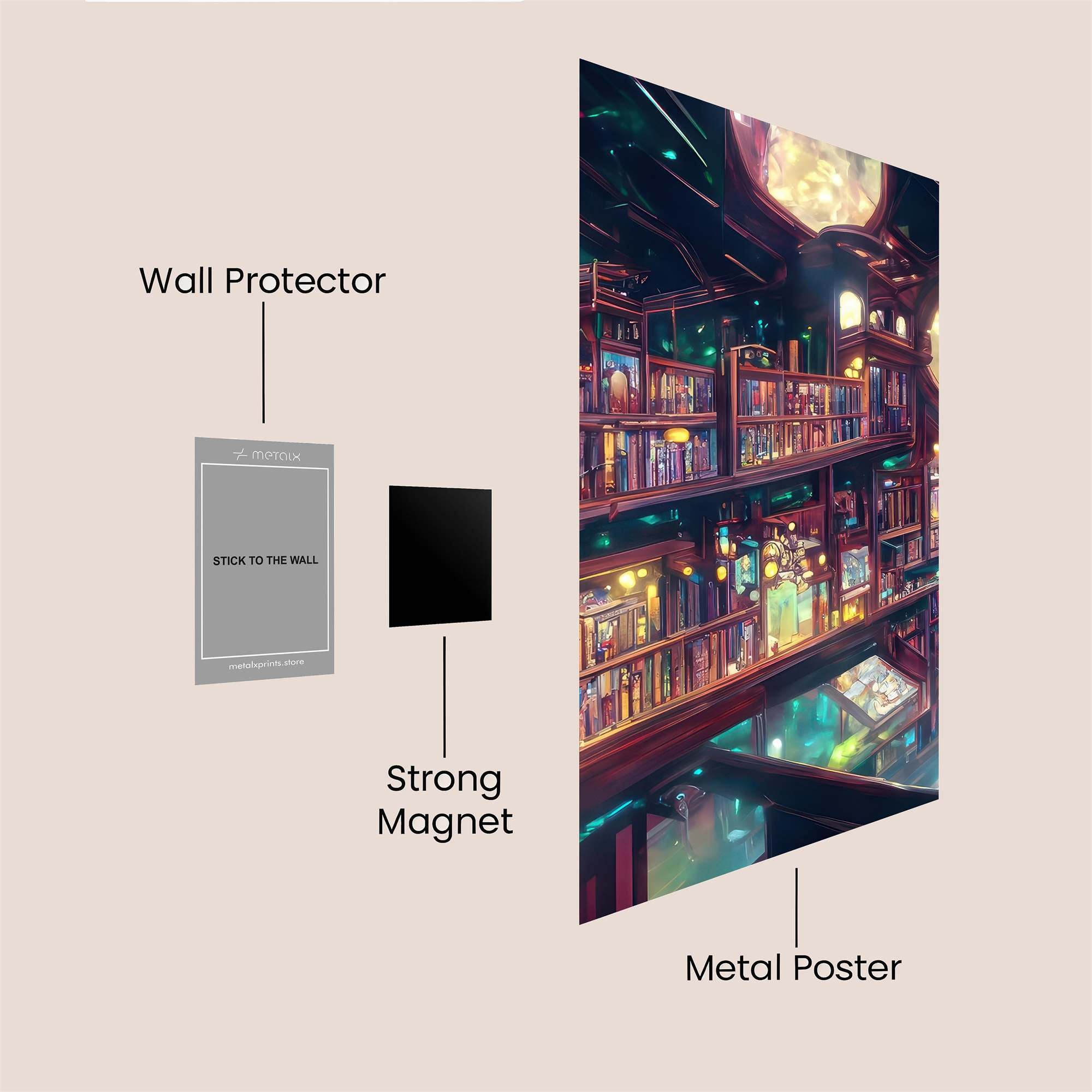 Tower Whimsy Safe Wall Magnetic / M