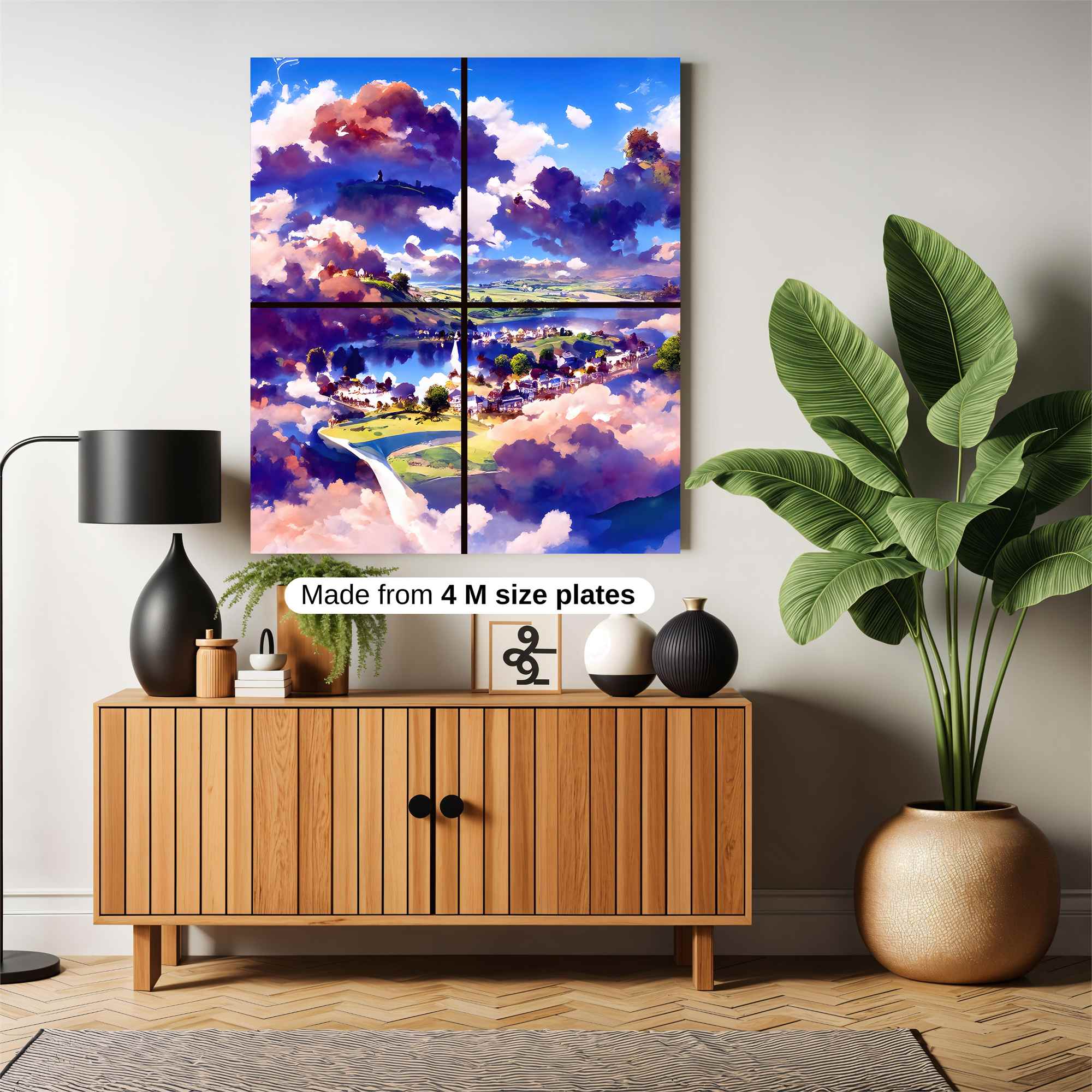 Cloudscape Serenity Safe Wall Magnetic / M