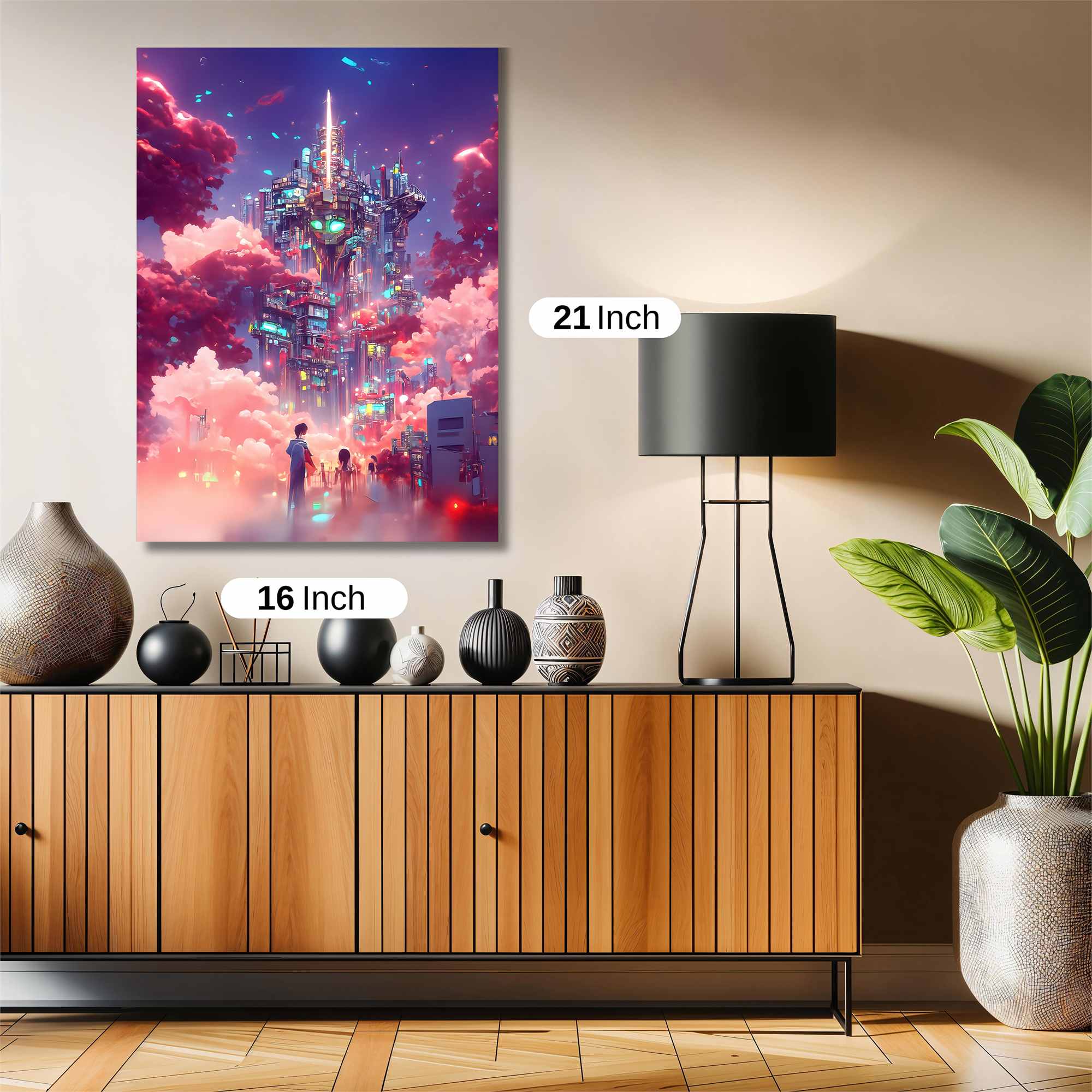 Cyber Dreamscape Safe Wall Magnetic / M