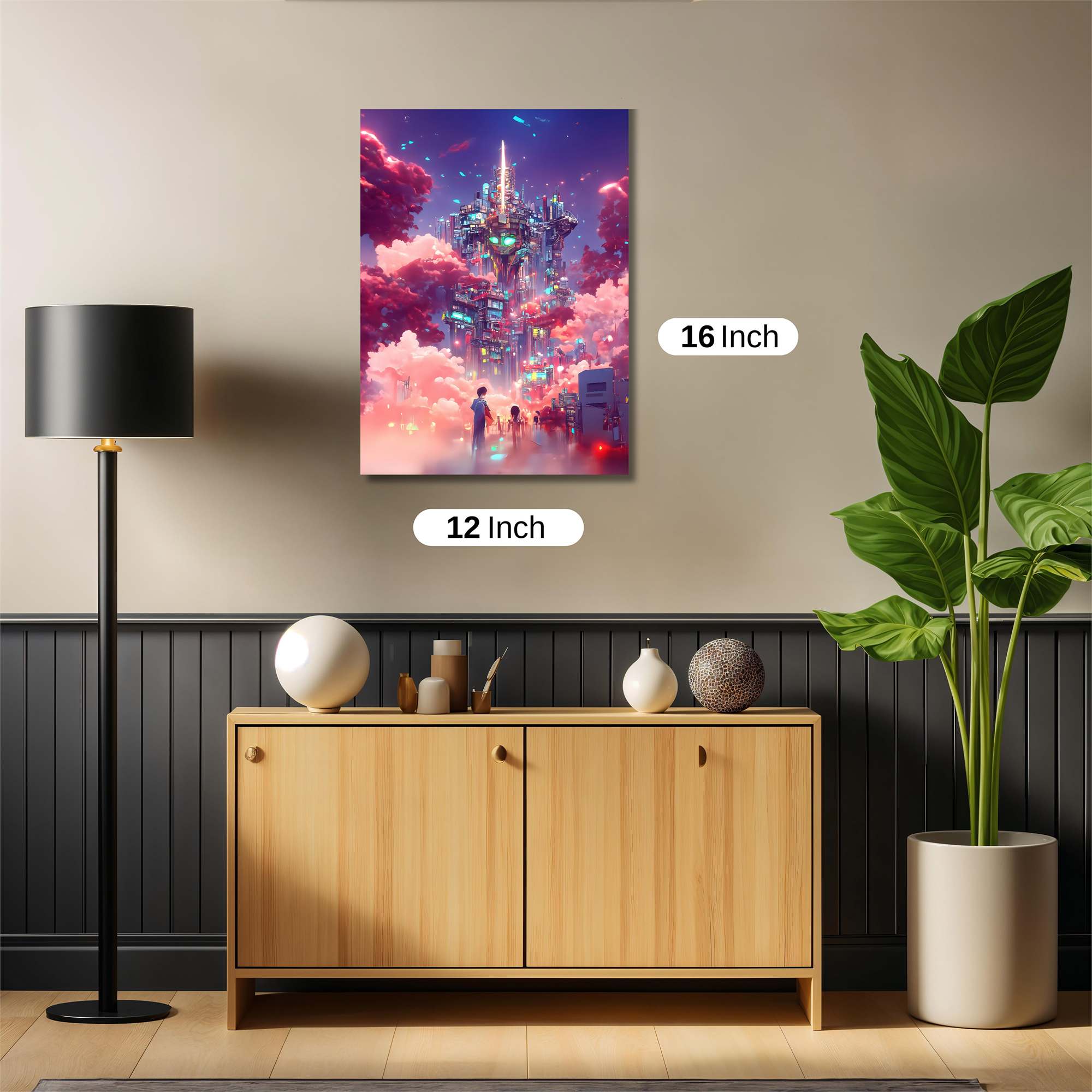 Cyber Dreamscape Safe Wall Magnetic / M
