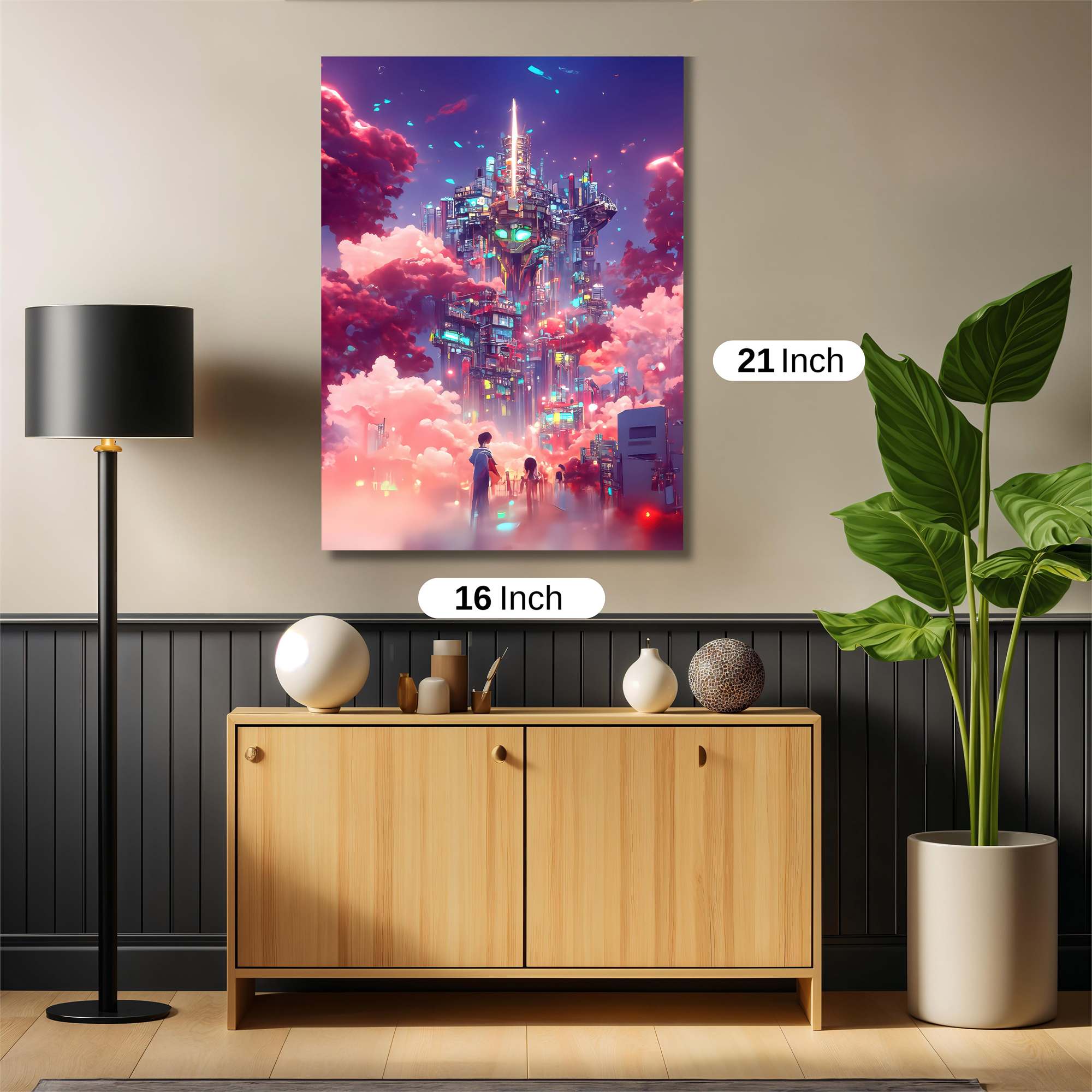 Cyber Dreamscape Safe Wall Magnetic / M