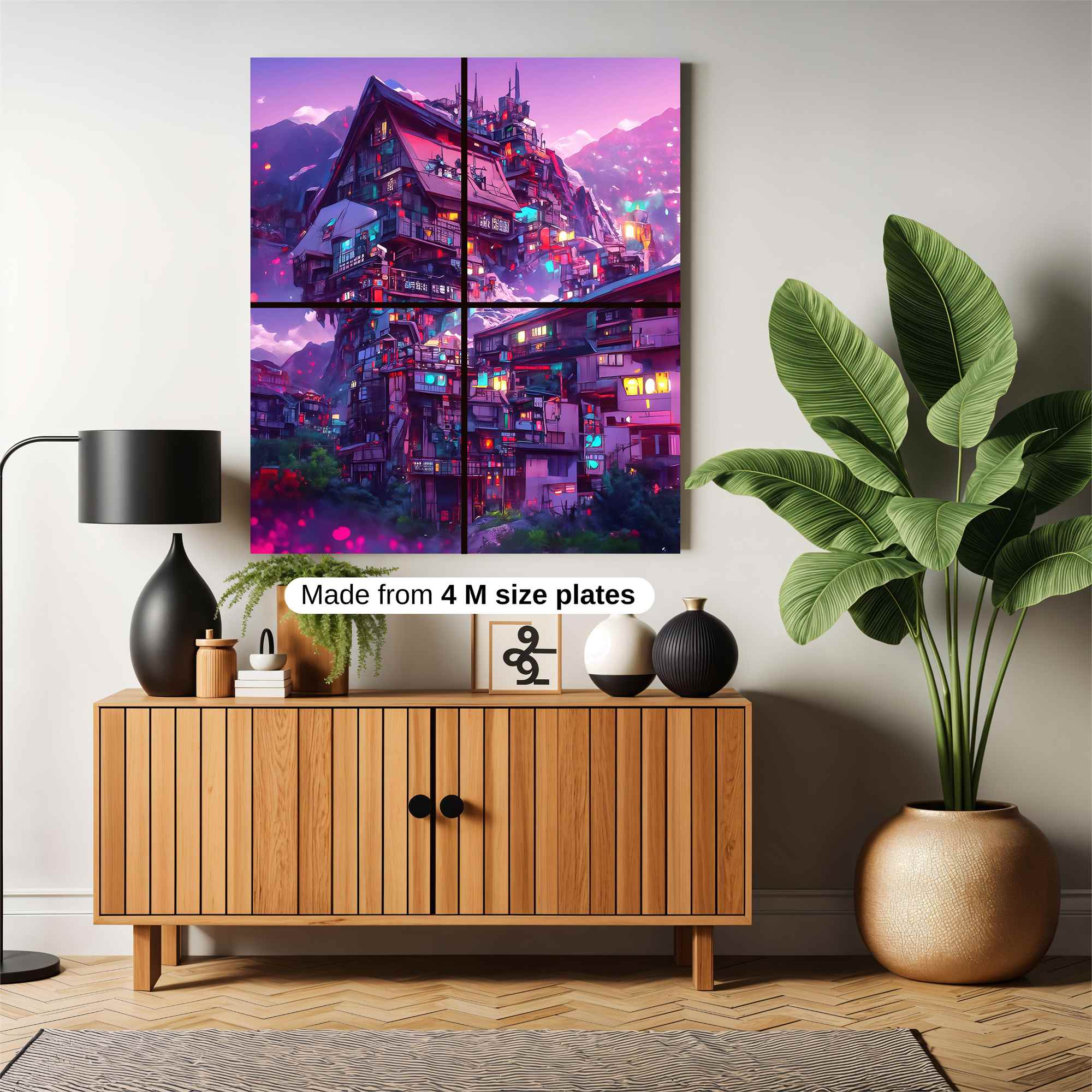 Neon Serenity Safe Wall Magnetic / M