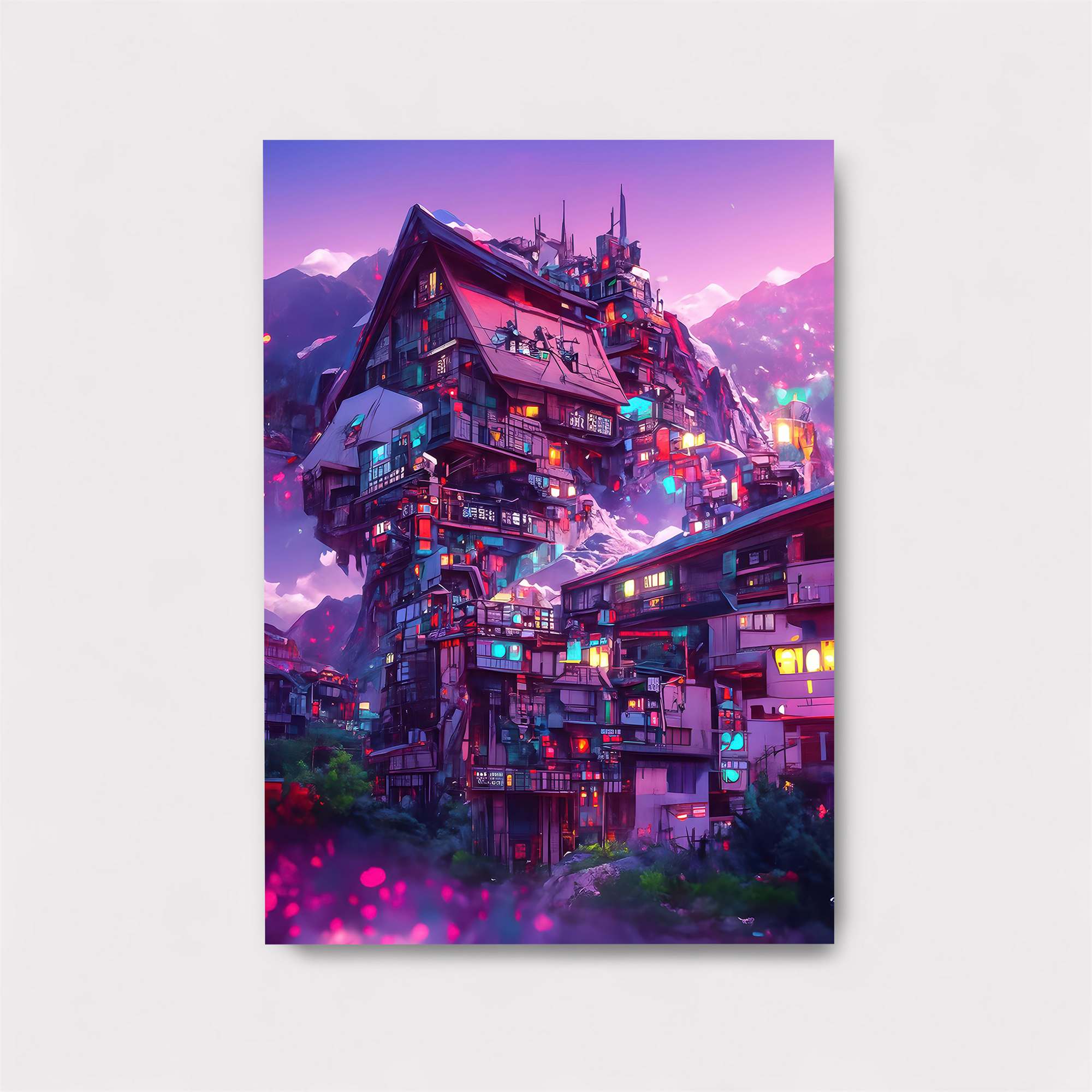 Neon Serenity Safe Wall Magnetic / M