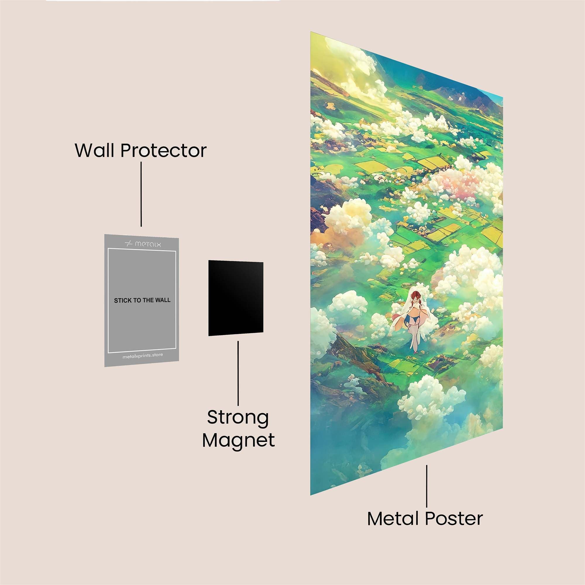 Heavenly Bliss Safe Wall Magnetic / M