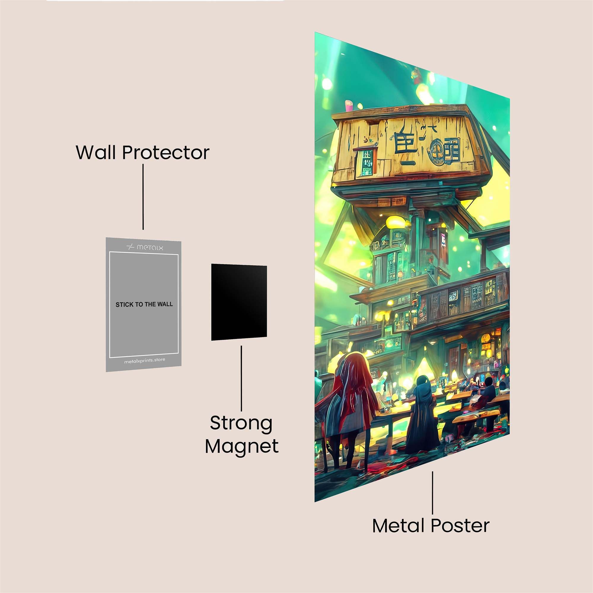 Ghibli Glow Safe Wall Magnetic / M