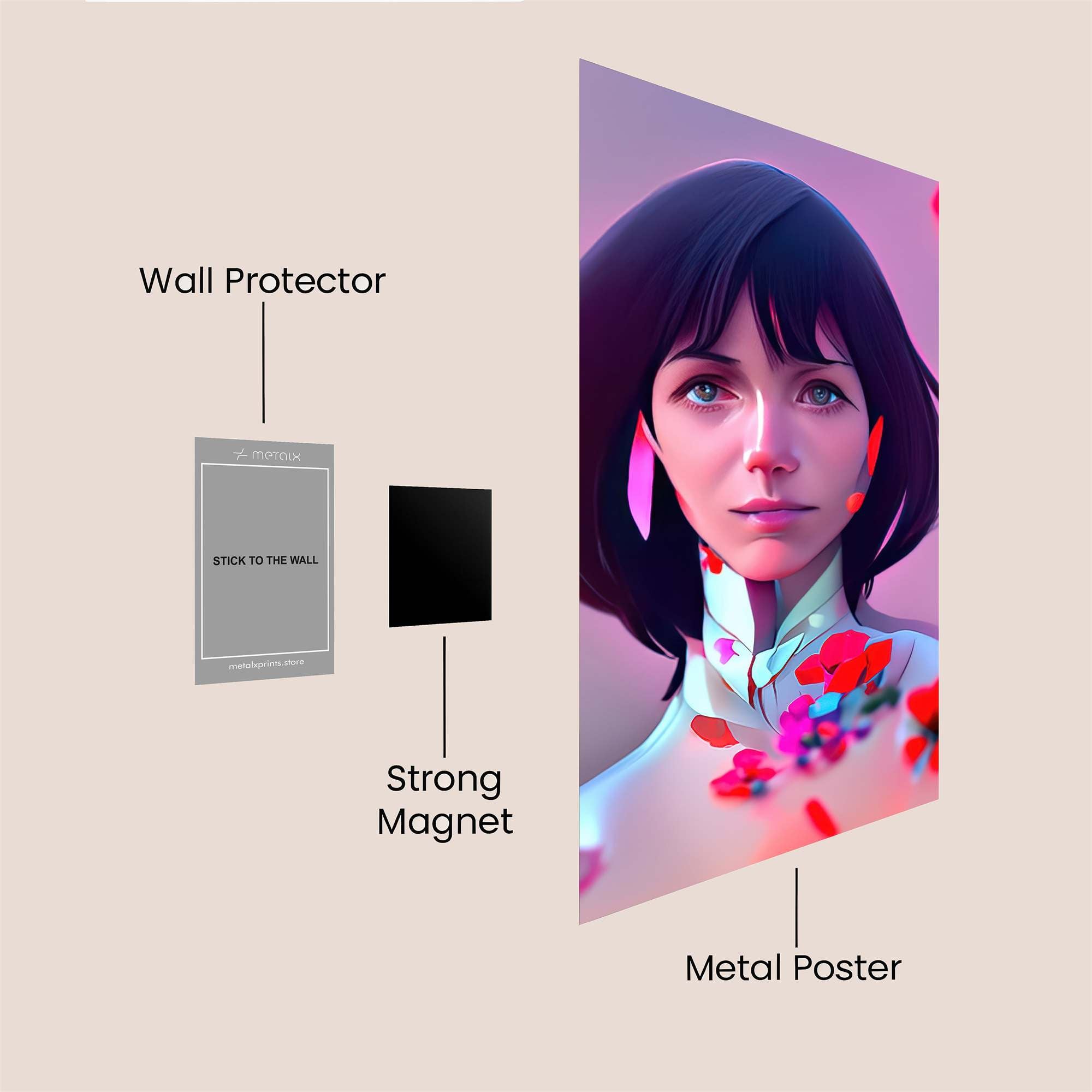 Petals Dream Safe Wall Magnetic / M