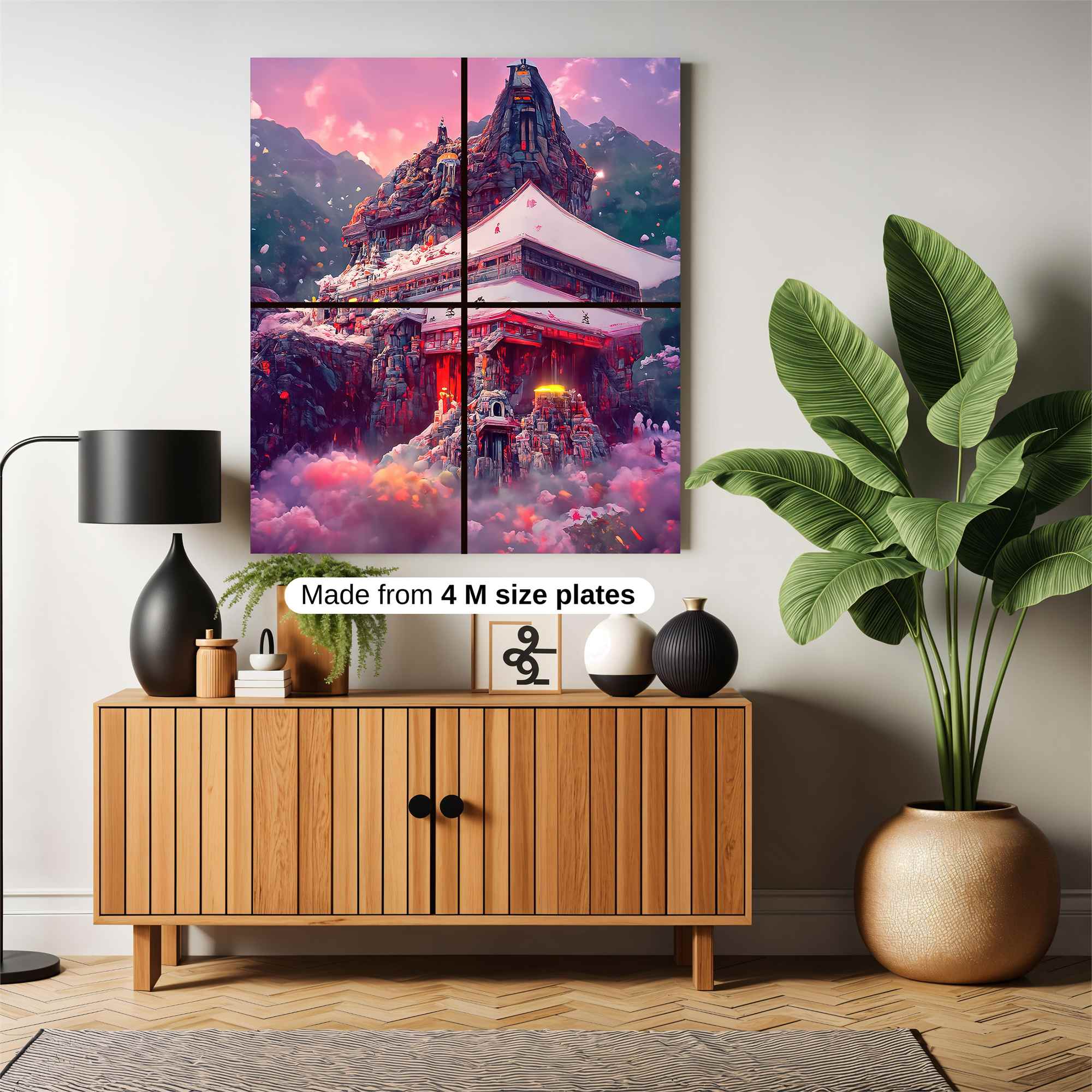 Pagoda Dreamscape Safe Wall Magnetic / M