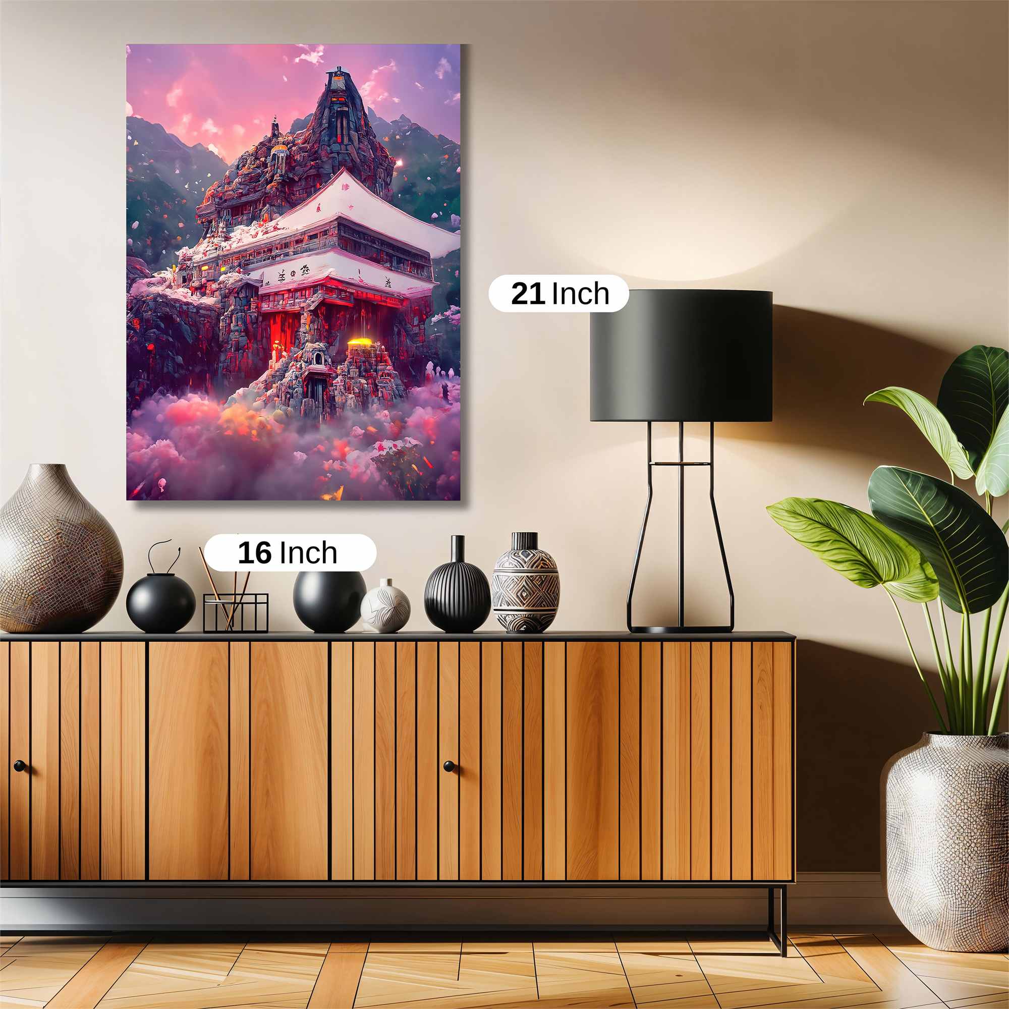 Pagoda Dreamscape Safe Wall Magnetic / M