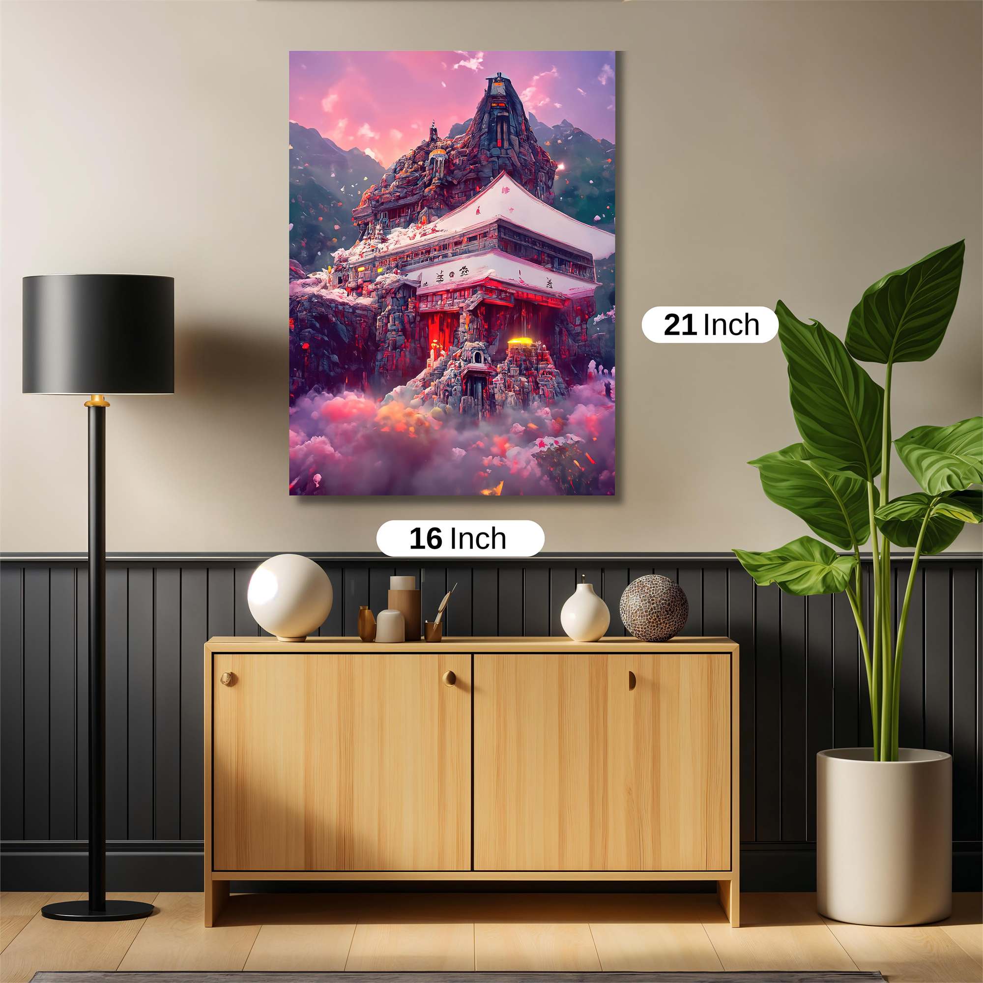 Pagoda Dreamscape Safe Wall Magnetic / M
