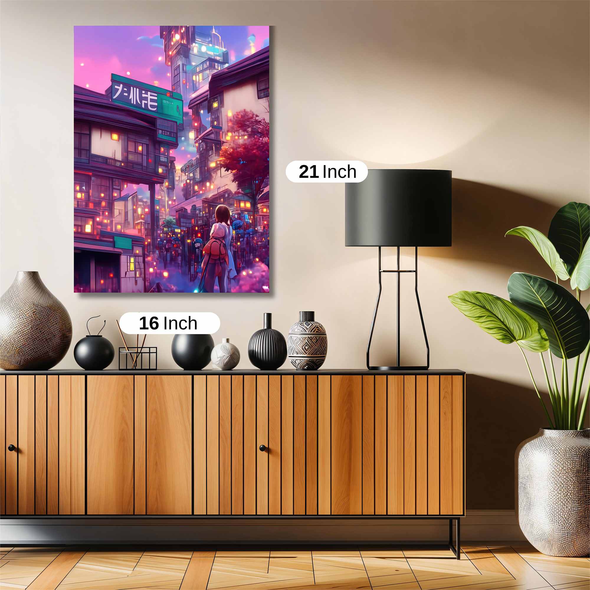 Neon Serenity Safe Wall Magnetic / M