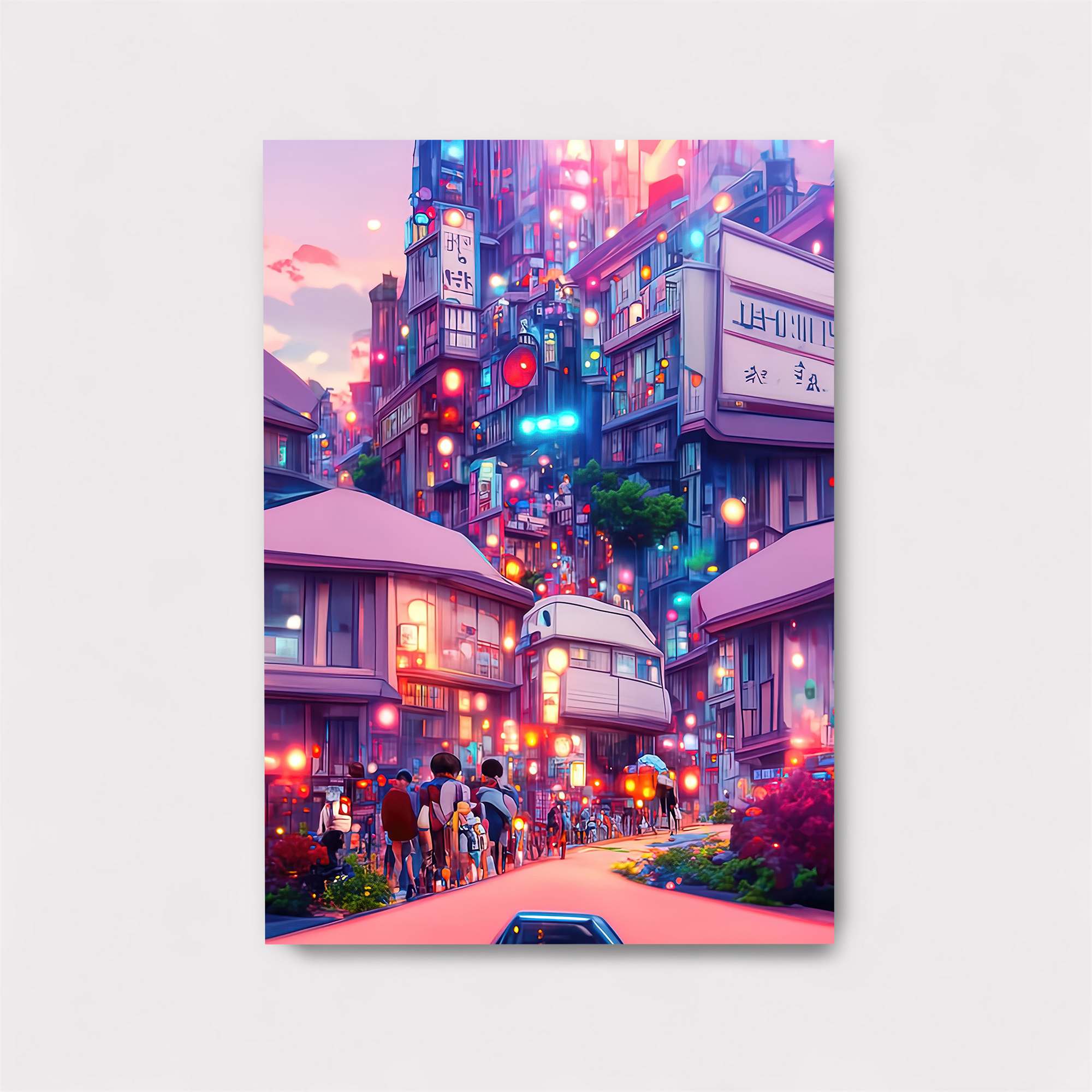 Neon Dreamscape Safe Wall Magnetic / M