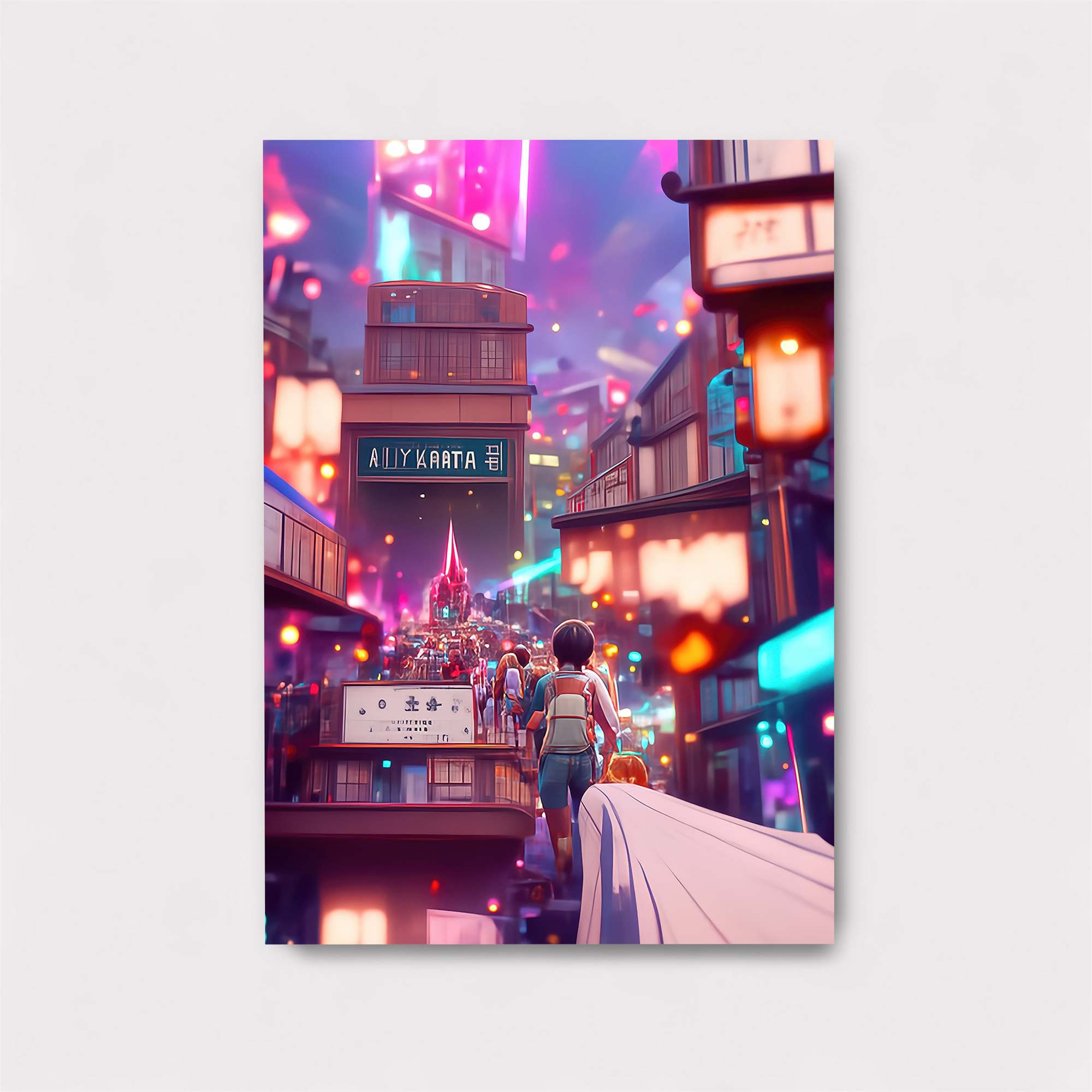 Neon Adventure Safe Wall Magnetic / M