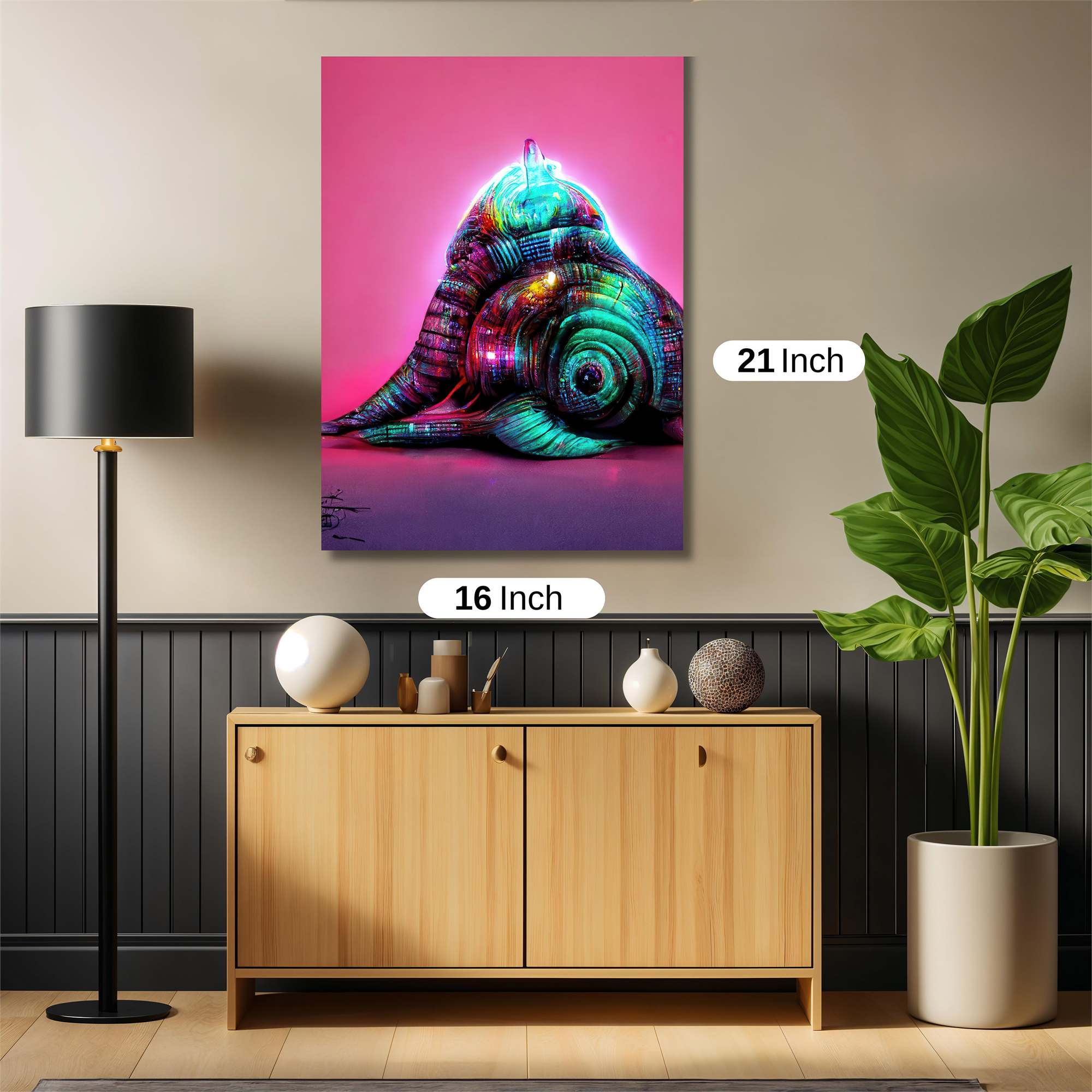 Neon Snail Safe Wall Magnetic / M