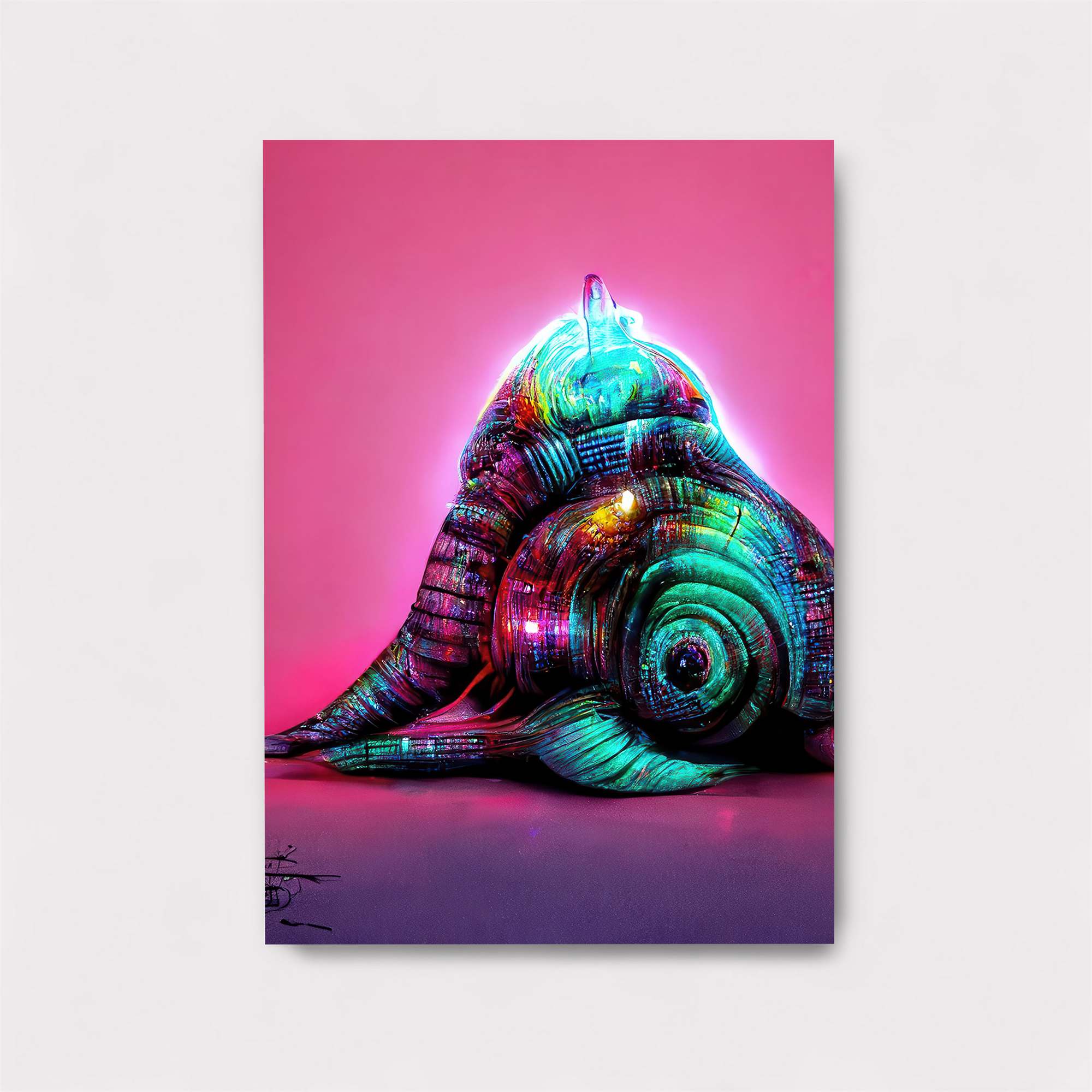 Neon Snail Safe Wall Magnetic / M