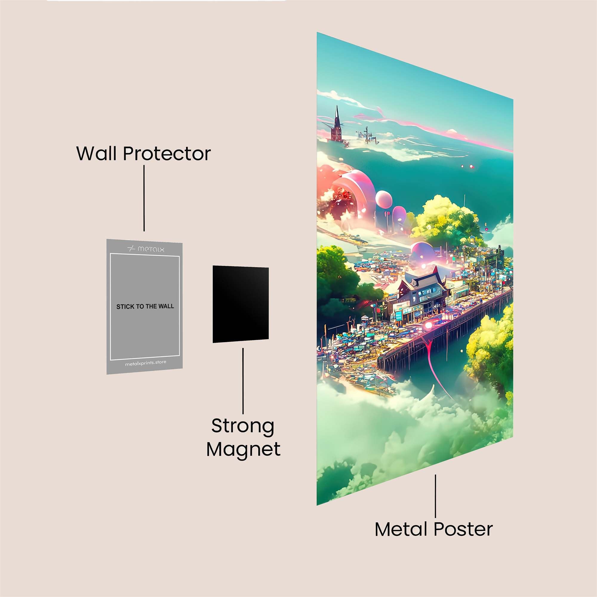 Cloudhaven Dream Safe Wall Magnetic / M