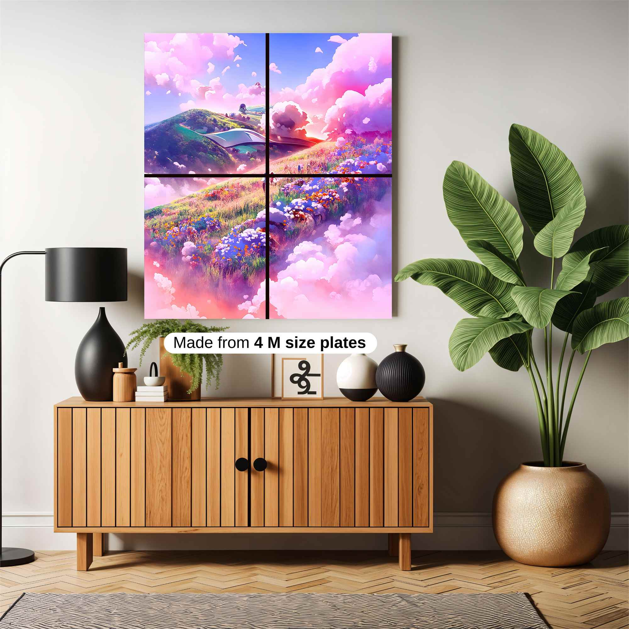 Floral Dreamscape Safe Wall Magnetic / M