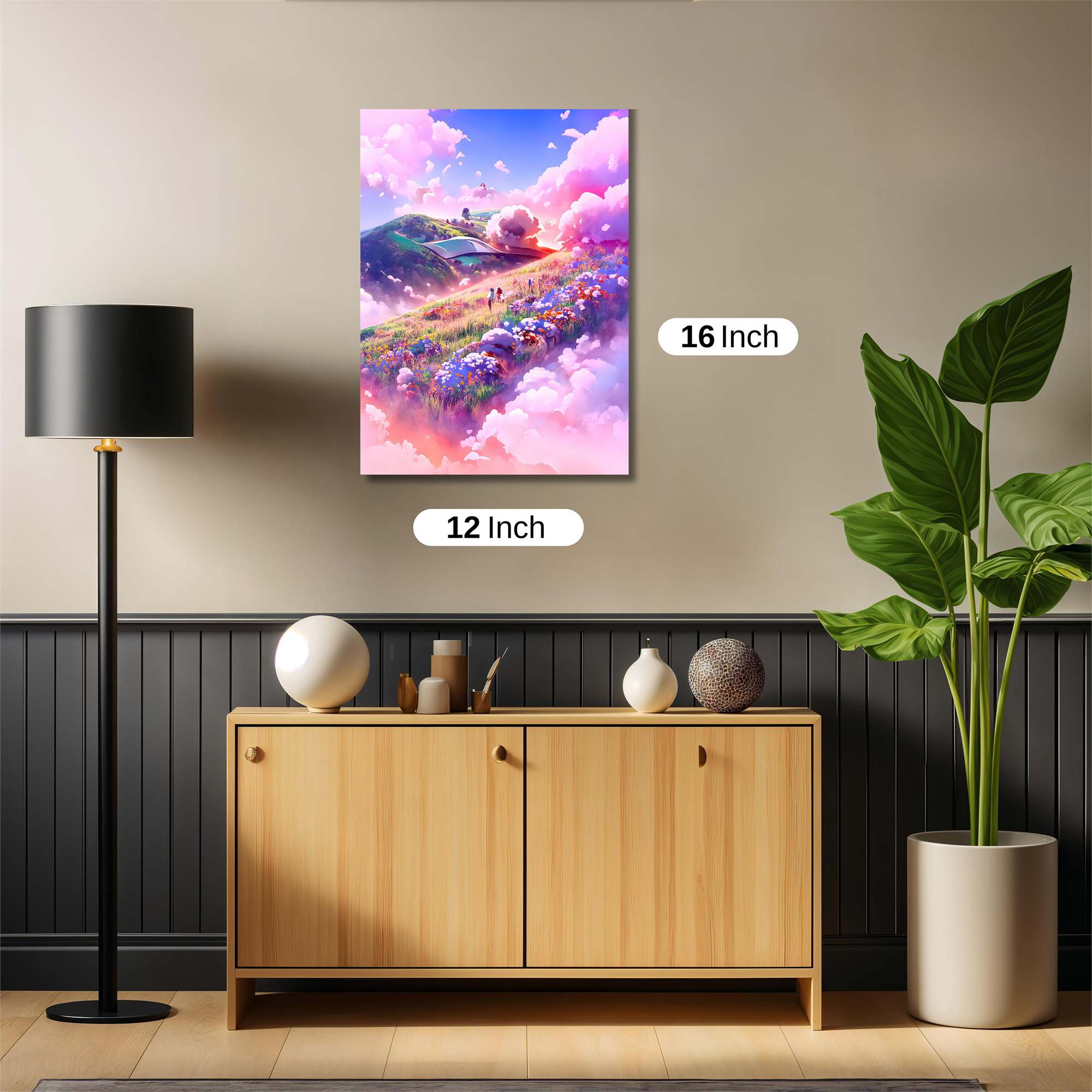 Floral Dreamscape Safe Wall Magnetic / M