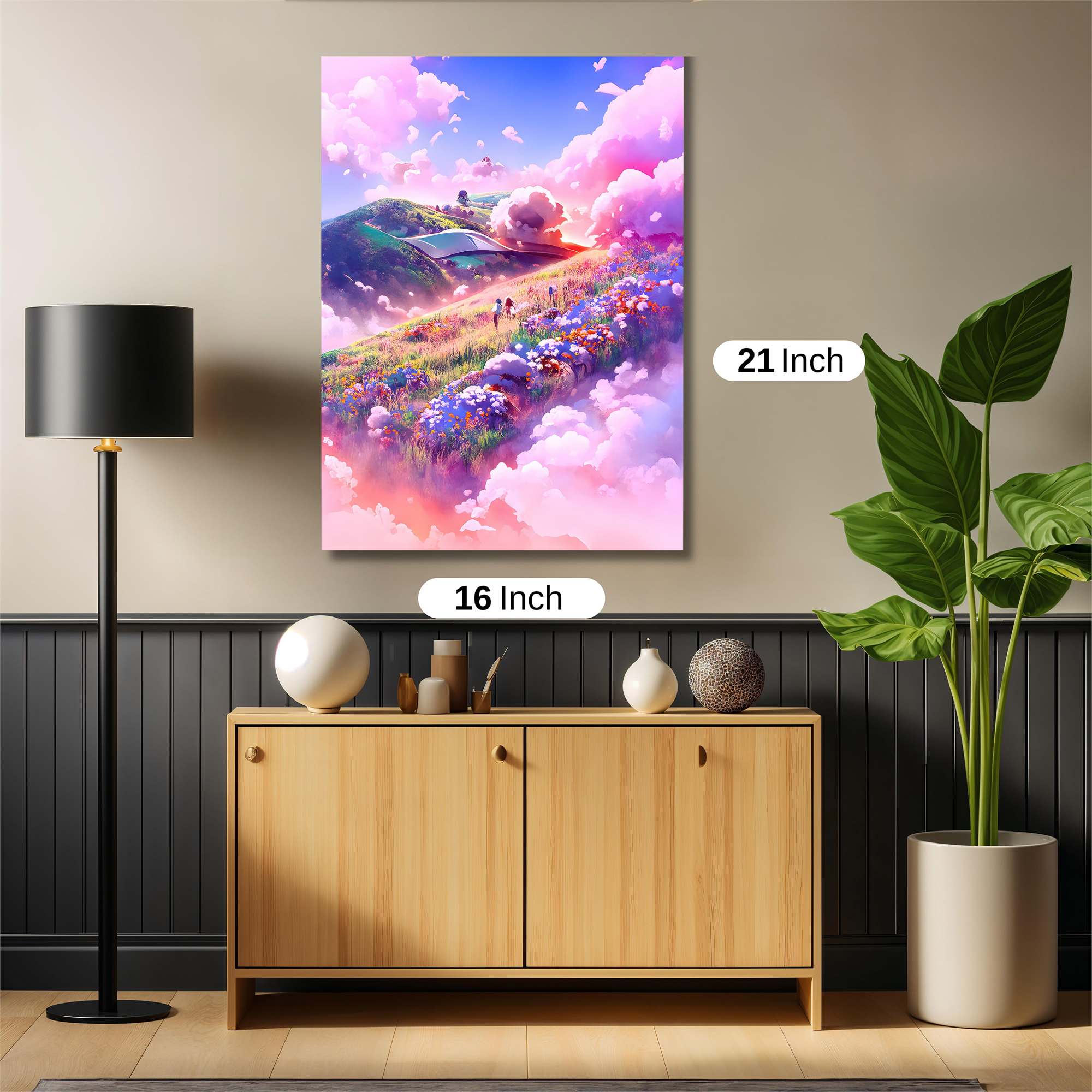 Floral Dreamscape Safe Wall Magnetic / M