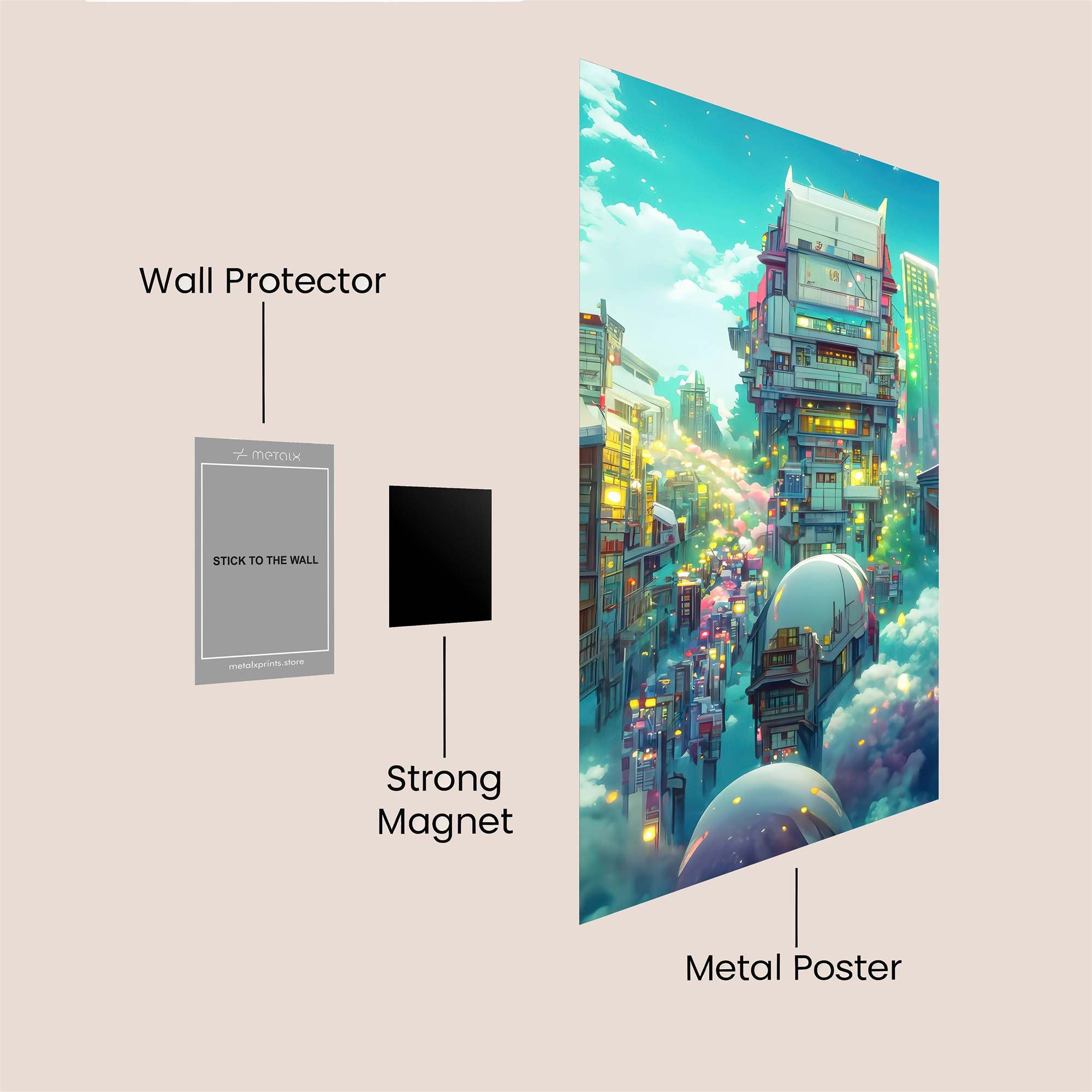 Tokyo Dreamscape Safe Wall Magnetic / M