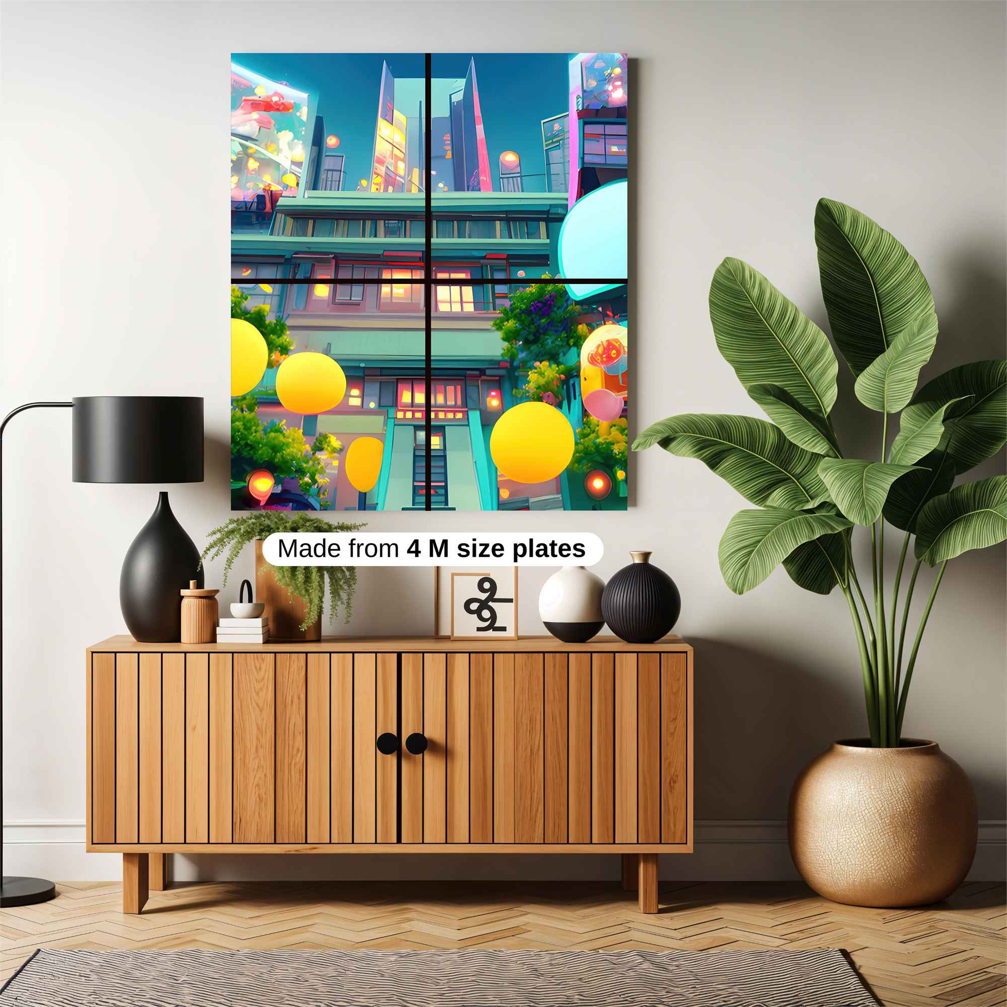 Neon Serenity Safe Wall Magnetic / M