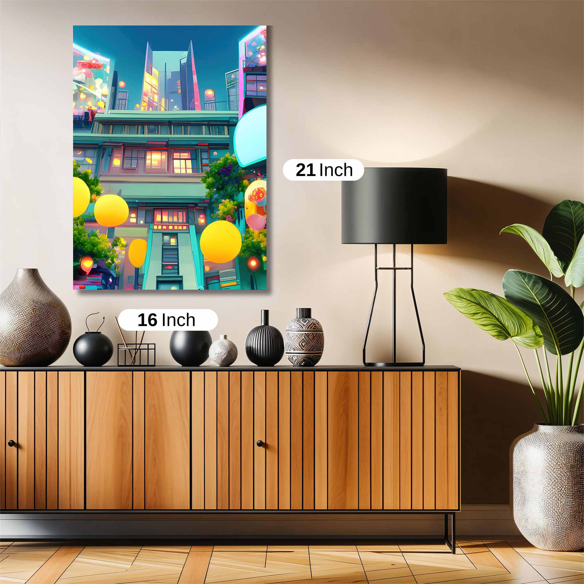 Neon Serenity Safe Wall Magnetic / M