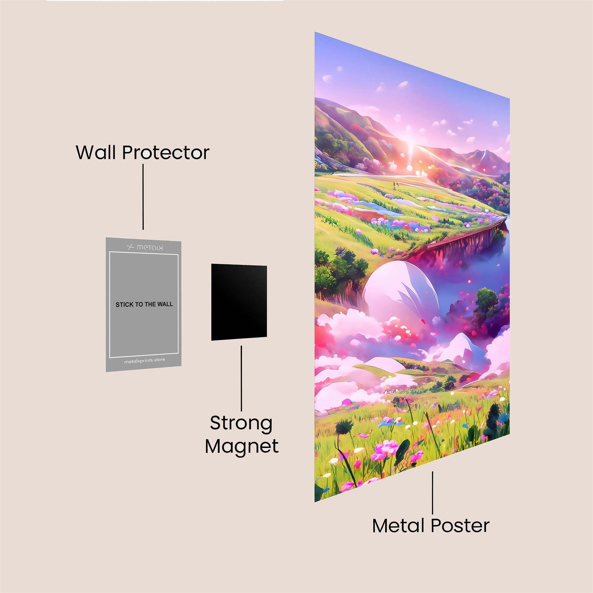 Sunrise Serenity Safe Wall Magnetic / M