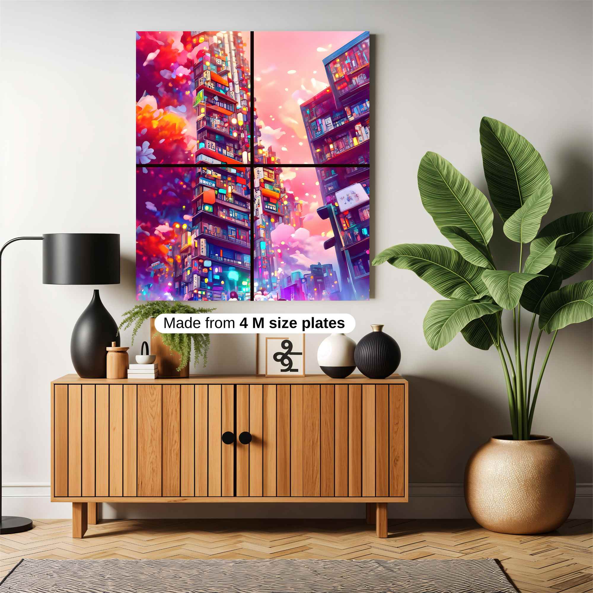 Cyber Blossom Safe Wall Magnetic / M