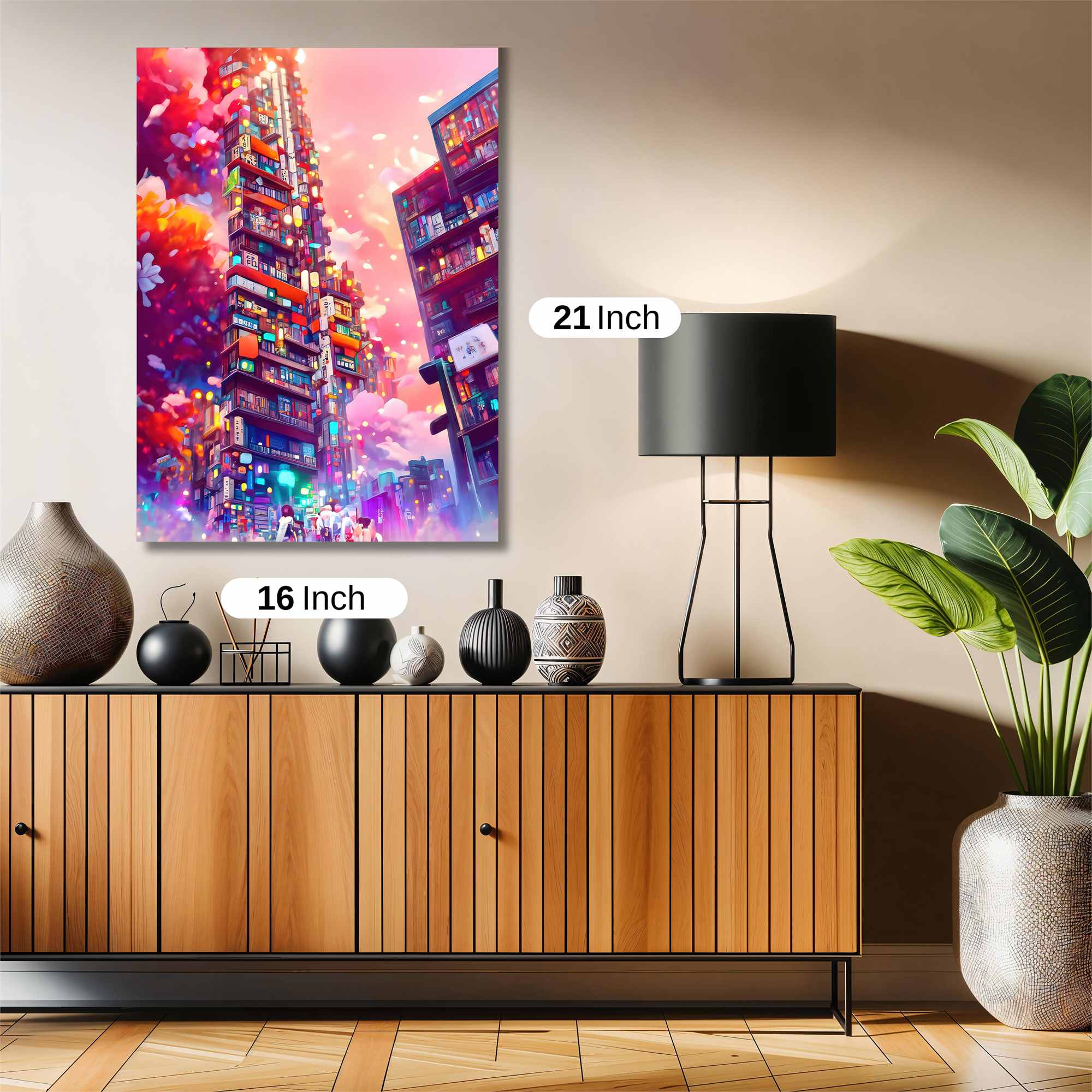 Cyber Blossom Safe Wall Magnetic / M