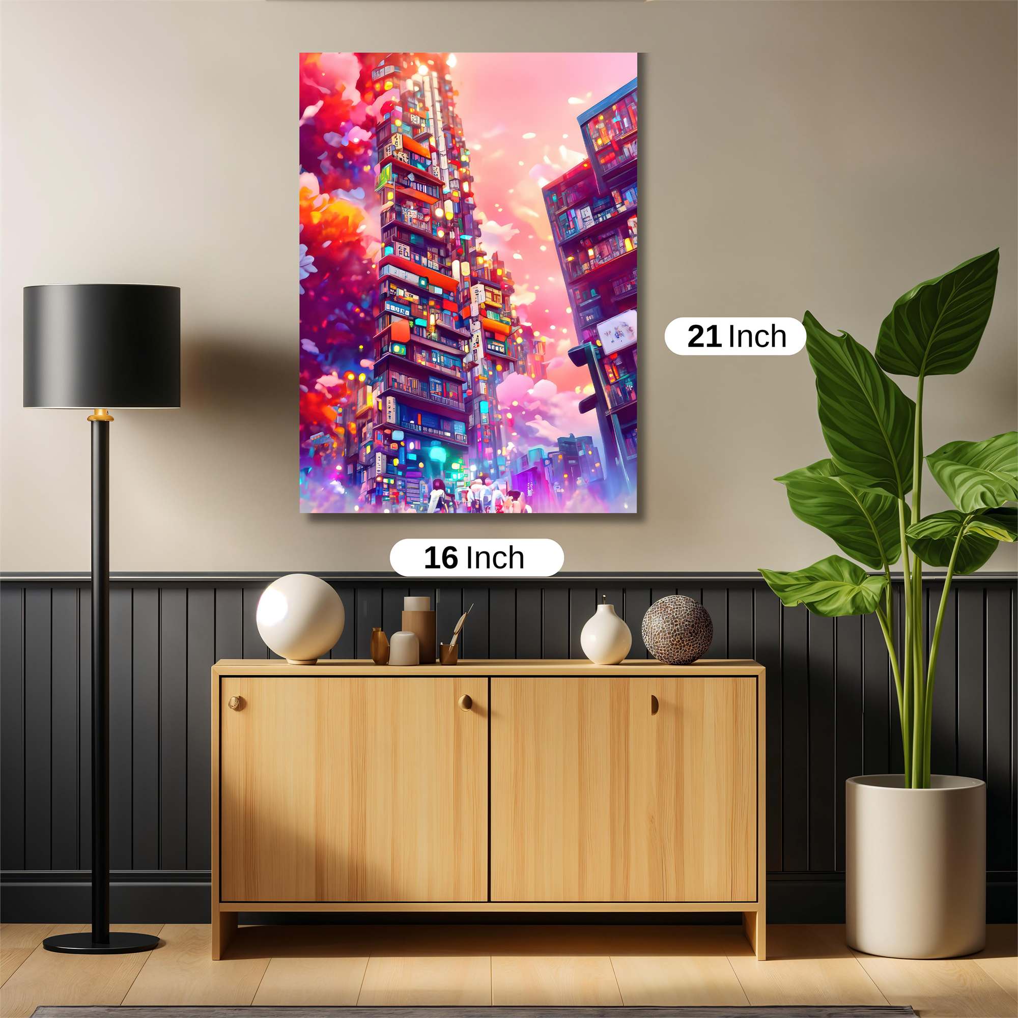 Cyber Blossom Safe Wall Magnetic / M