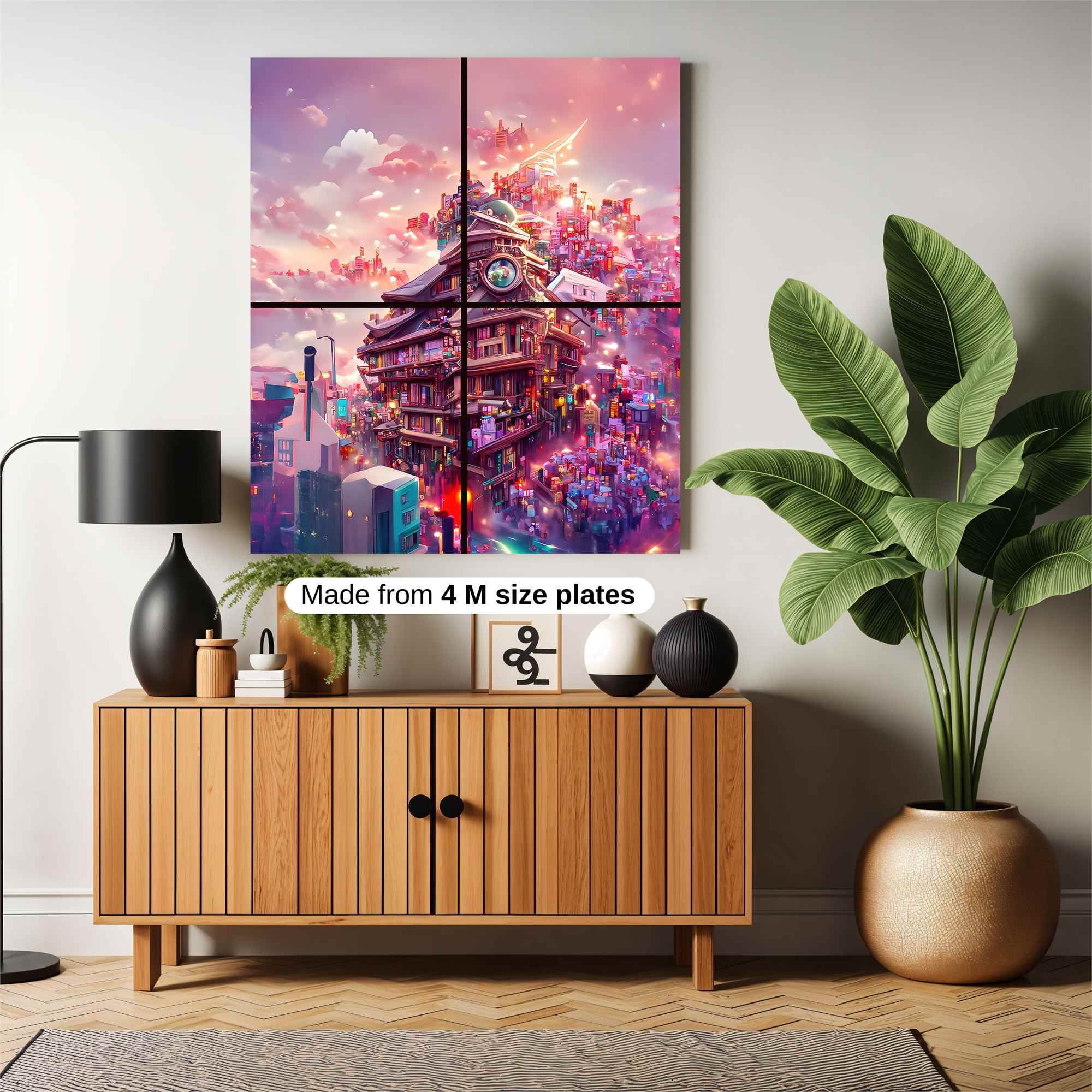 Pagoda Dreamscape Safe Wall Magnetic / M