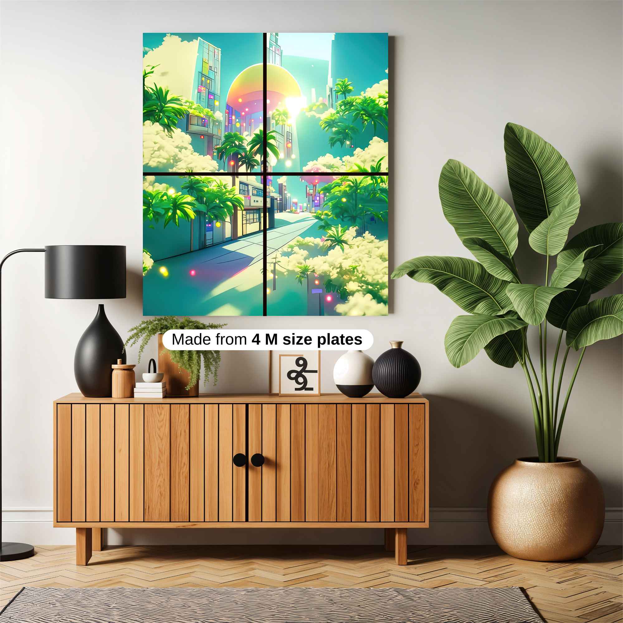 Neon Serenity Safe Wall Magnetic / M