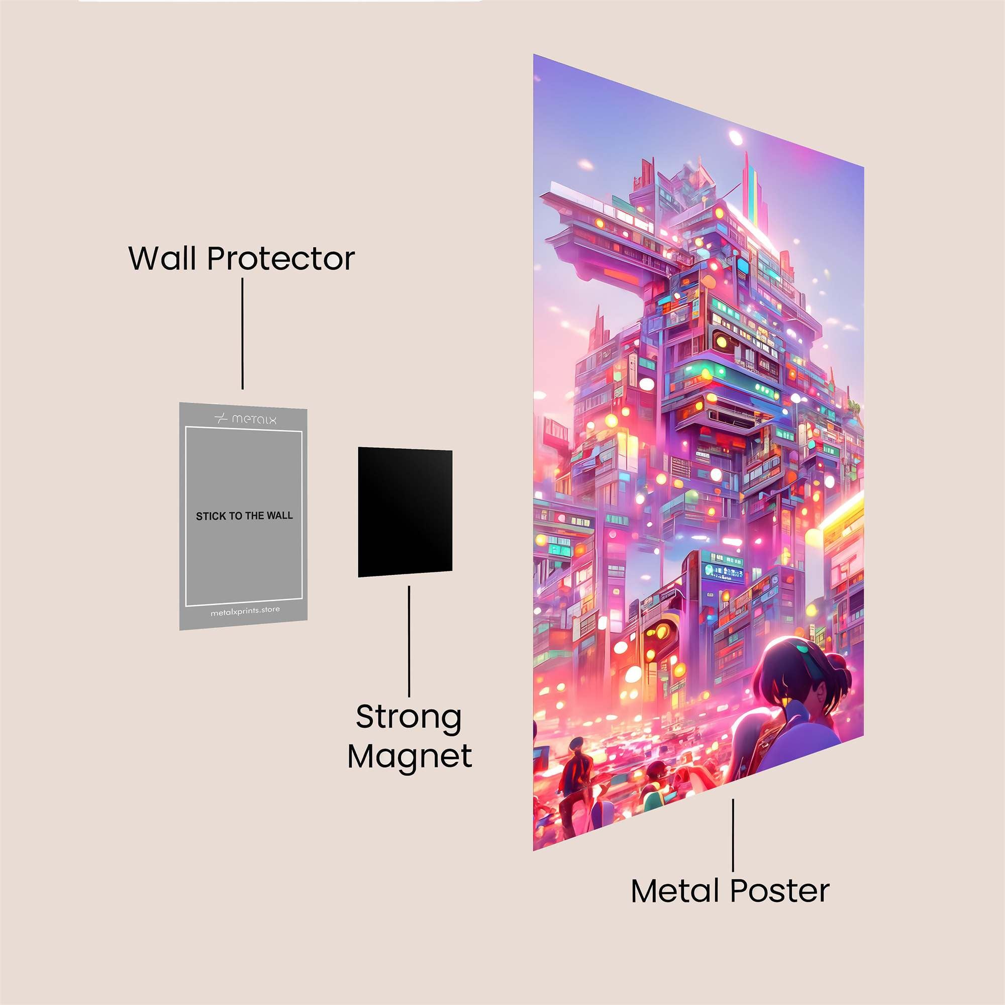 Cyber Euphoria Safe Wall Magnetic / M