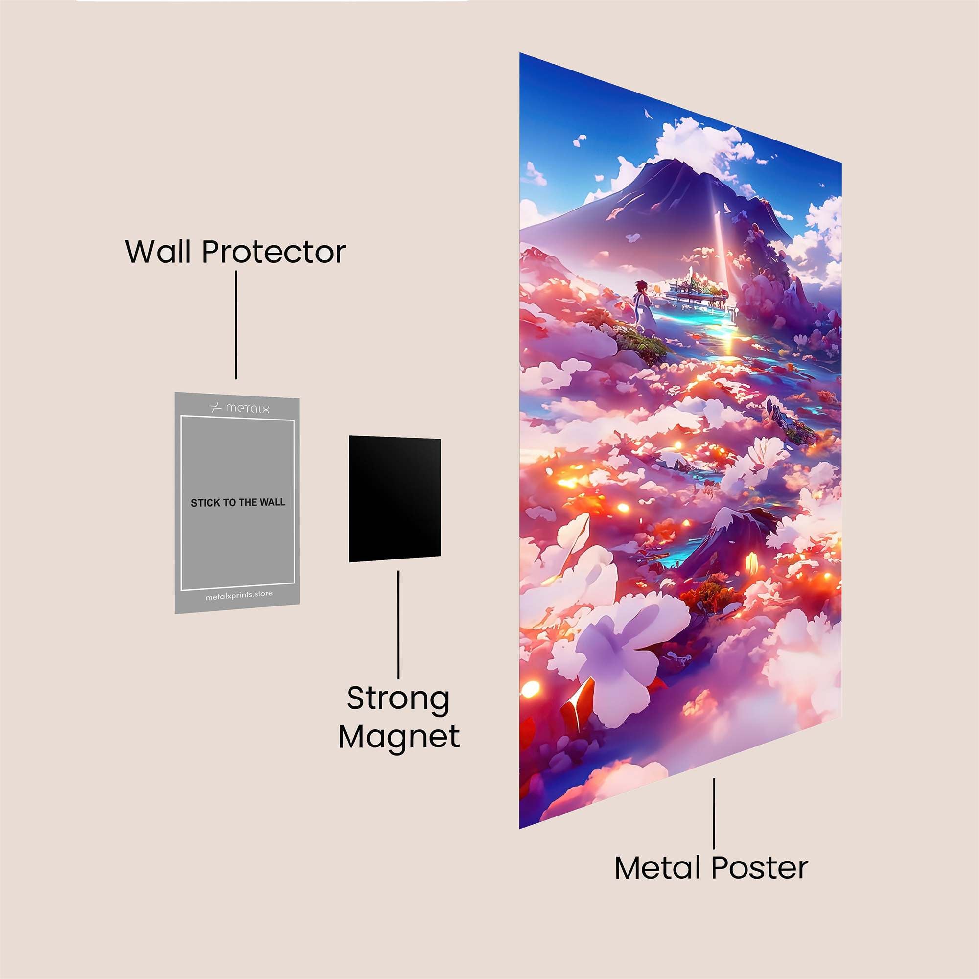 Fuji Dreamscape Safe Wall Magnetic / M