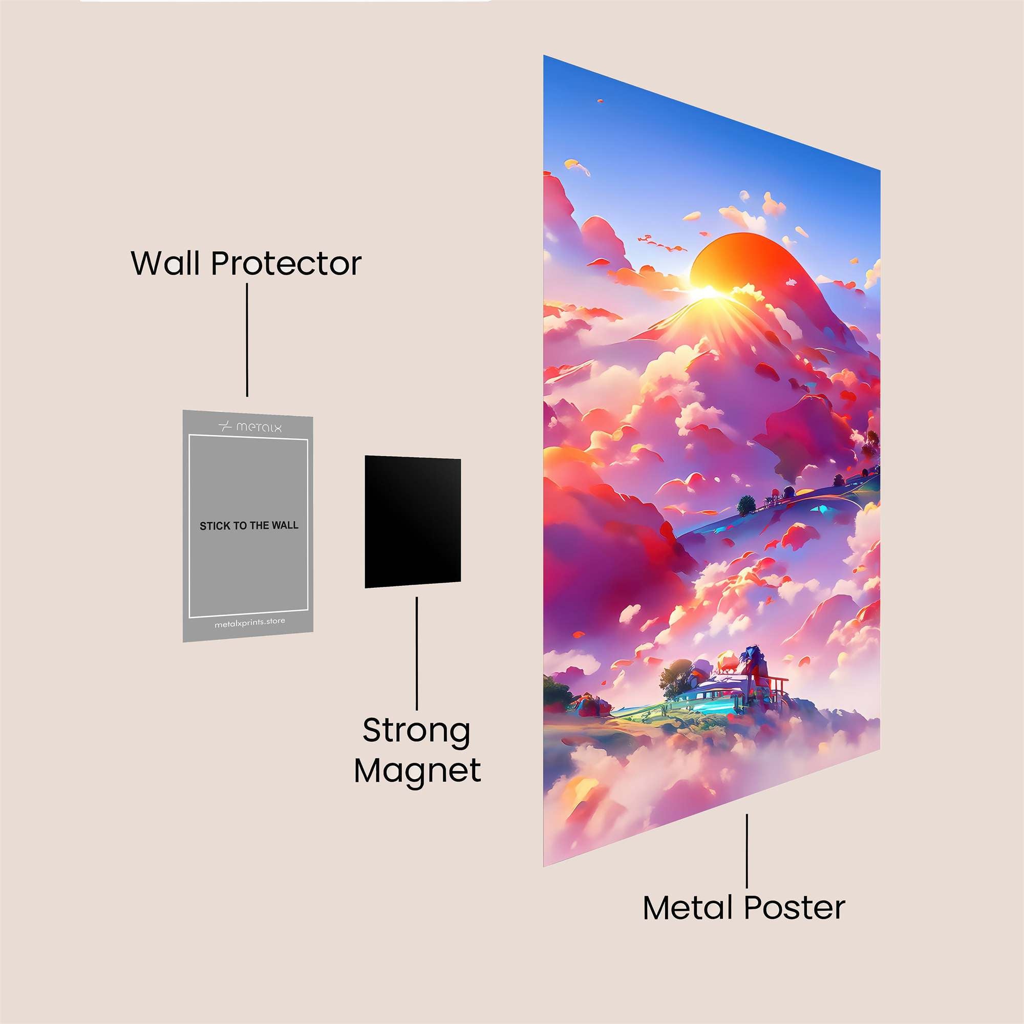 Fuji Dreamscape Safe Wall Magnetic / M