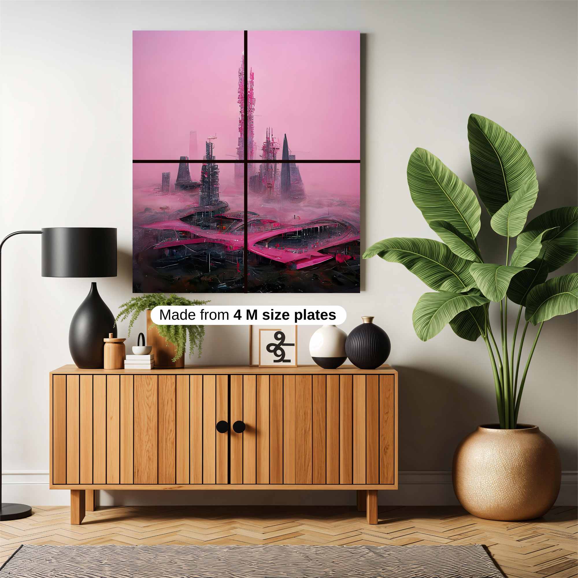 Neon Serenity Safe Wall Magnetic / M