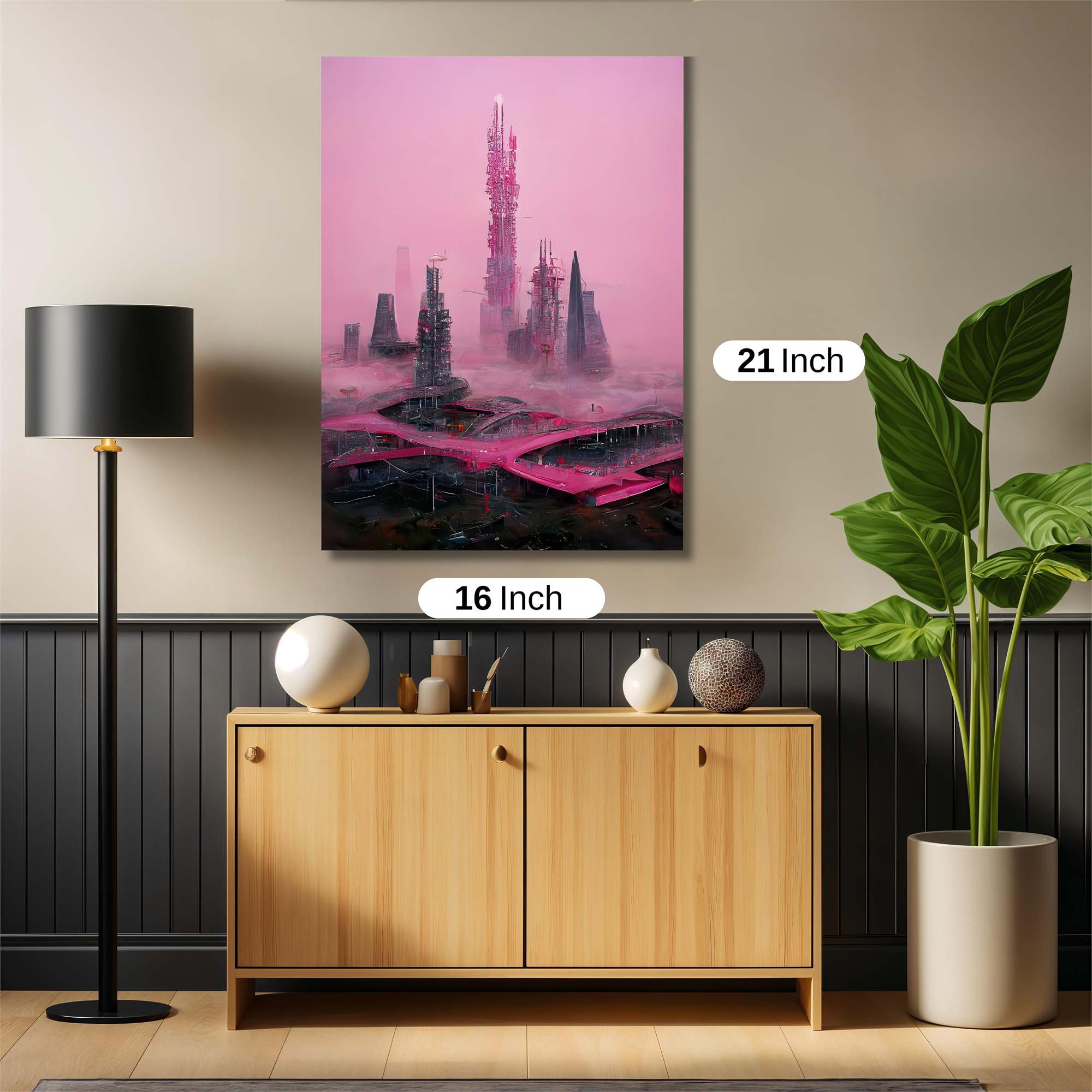 Neon Serenity Safe Wall Magnetic / M