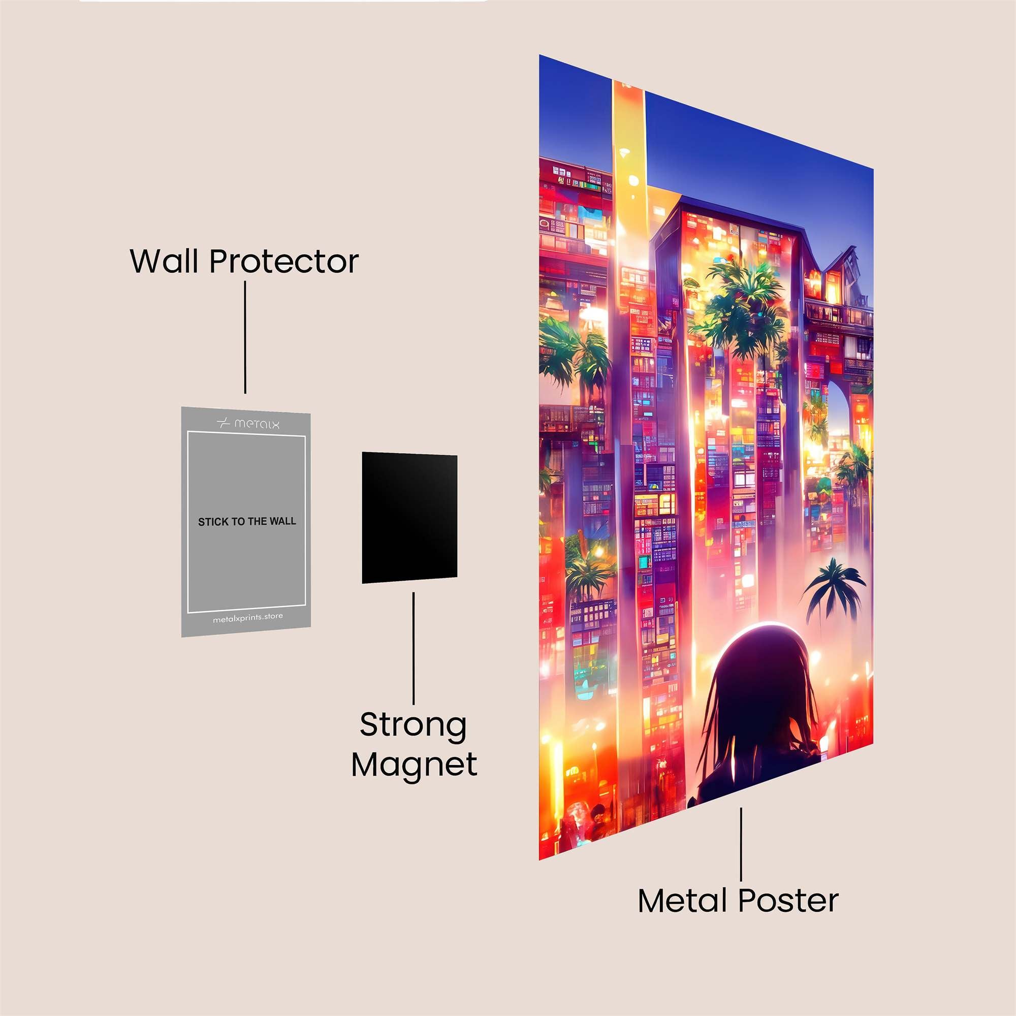 NeonDream Safe Wall Magnetic / M