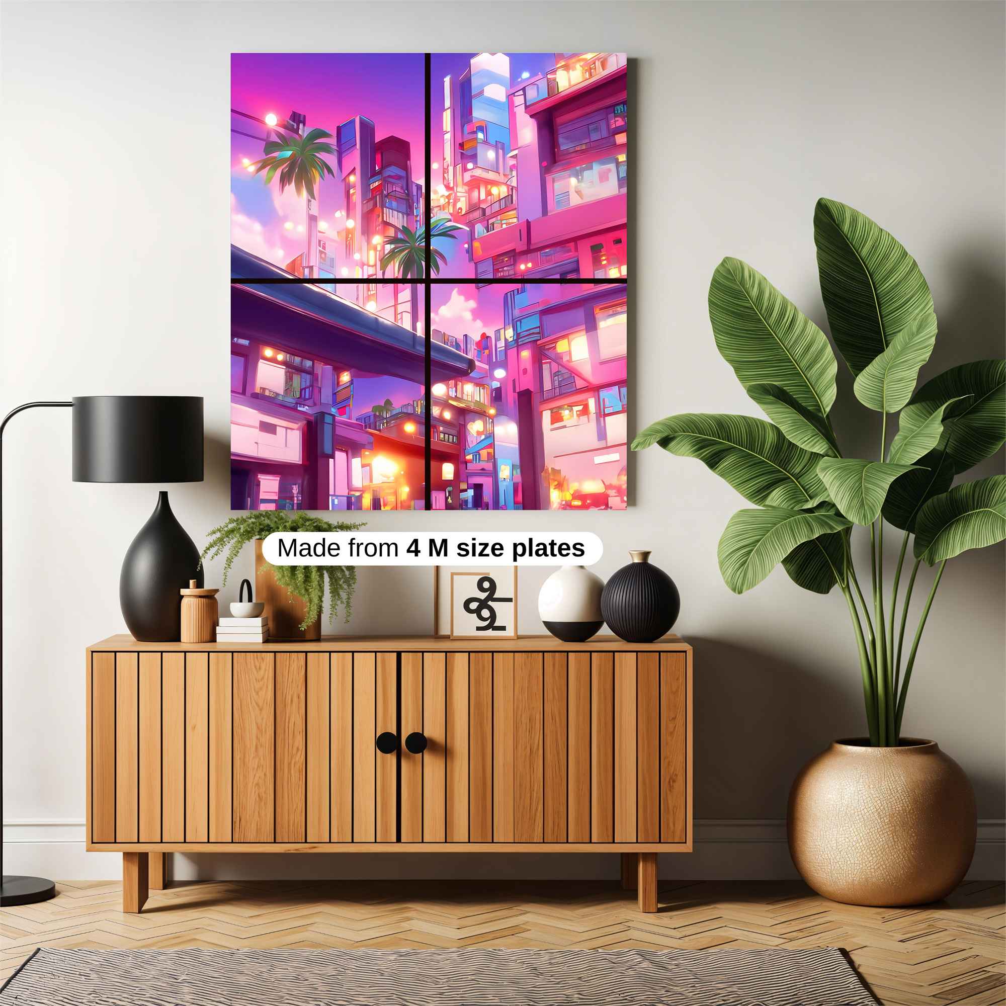 Neon Serenity Safe Wall Magnetic / M