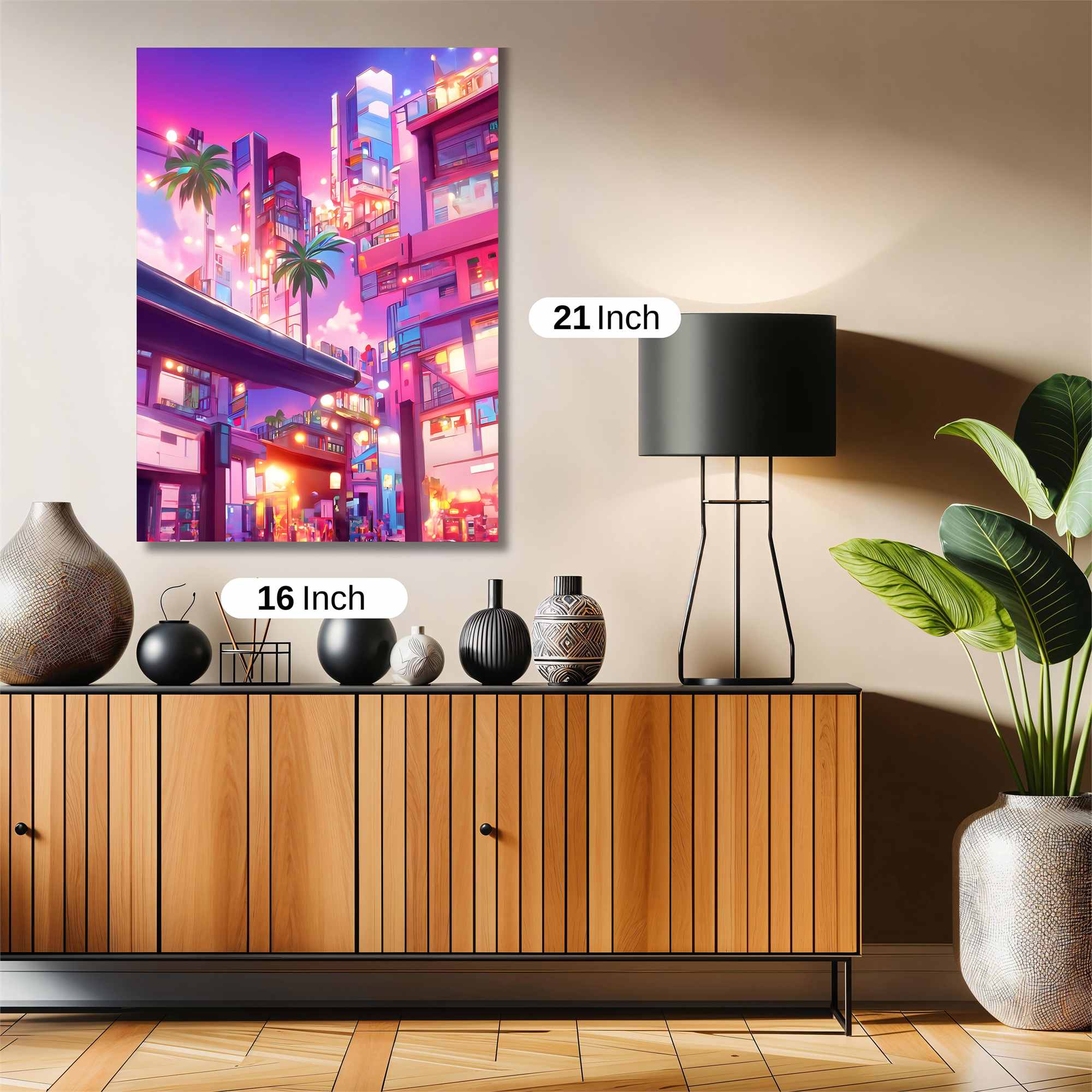 Neon Serenity Safe Wall Magnetic / M