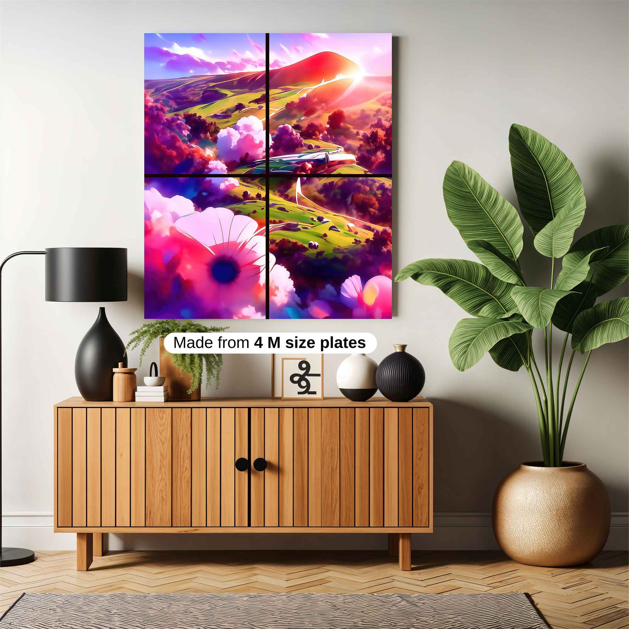 Sunset Serenity Safe Wall Magnetic / M