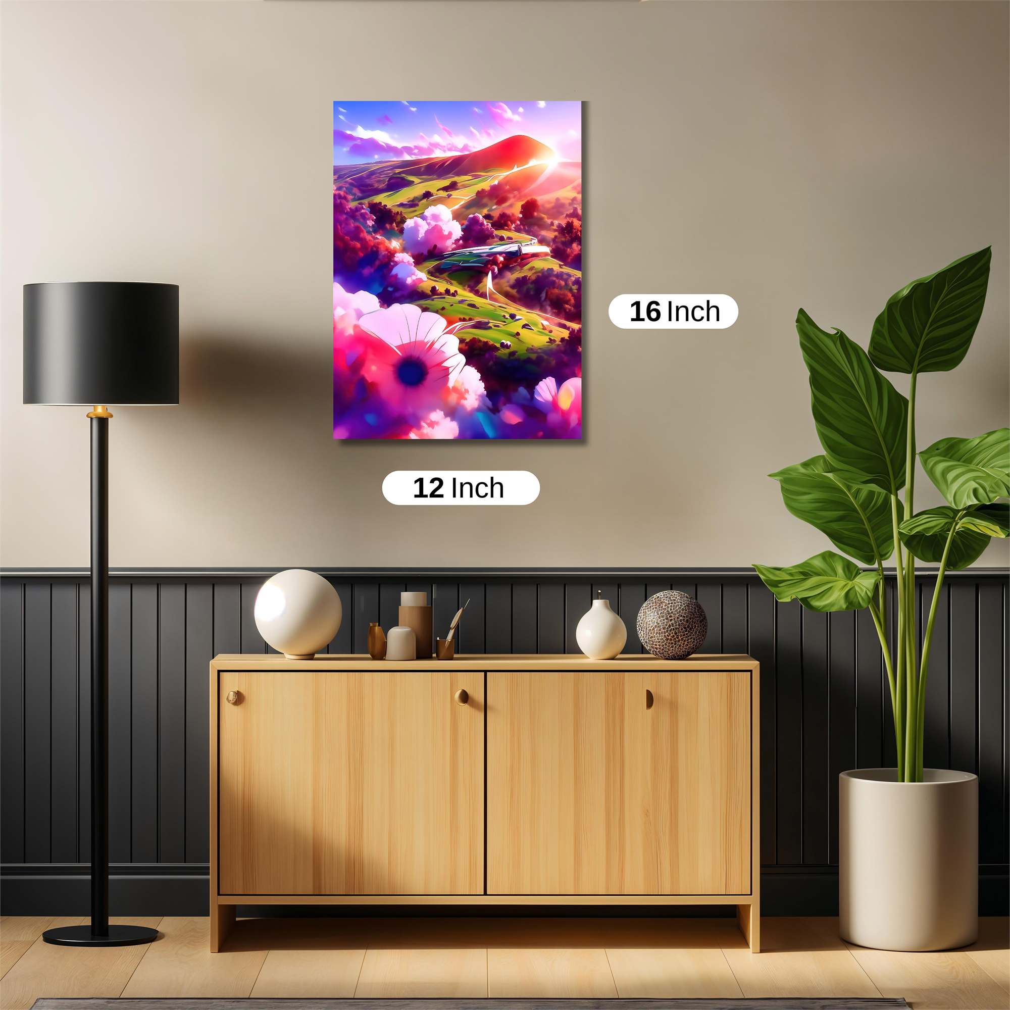 Sunset Serenity Safe Wall Magnetic / M