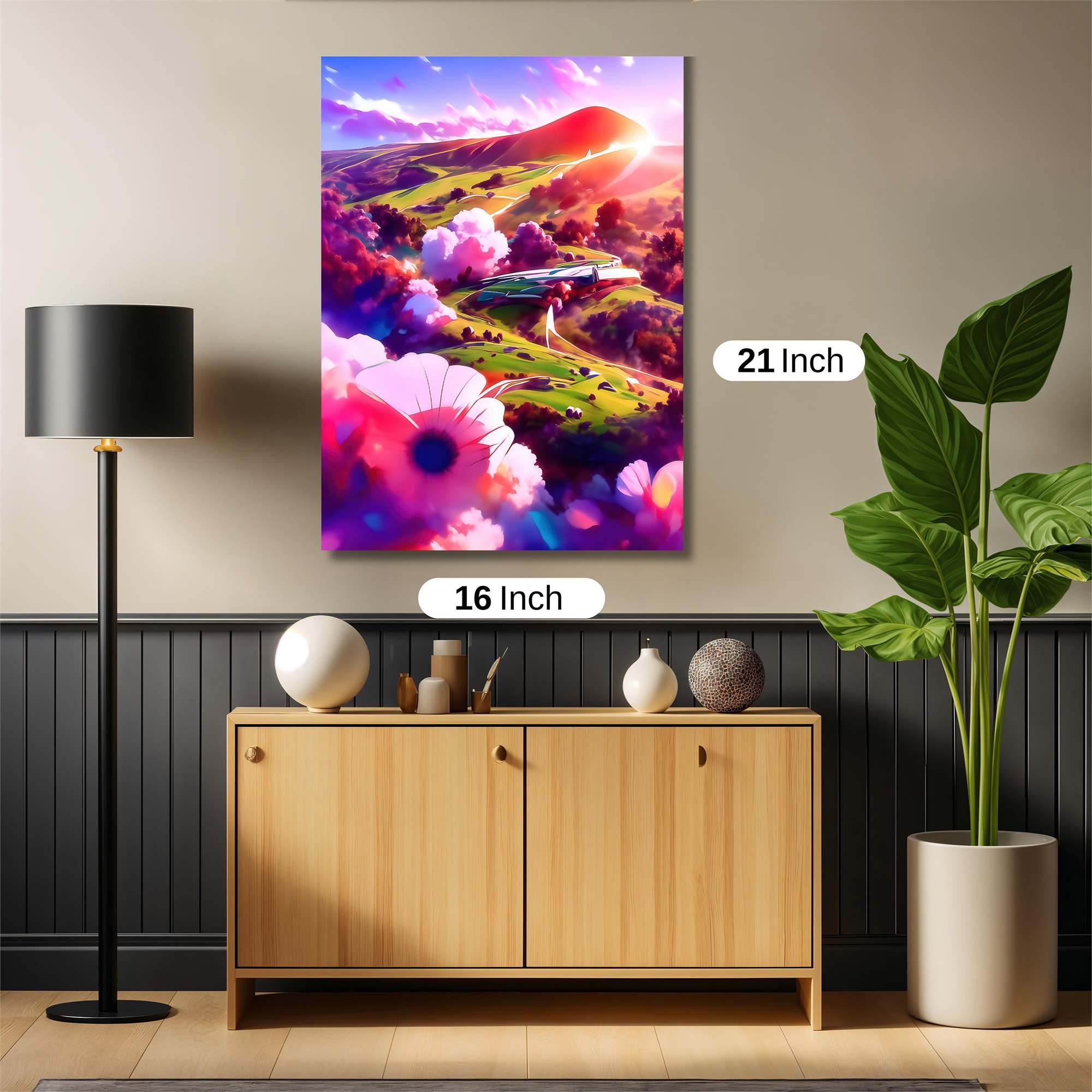 Sunset Serenity Safe Wall Magnetic / M