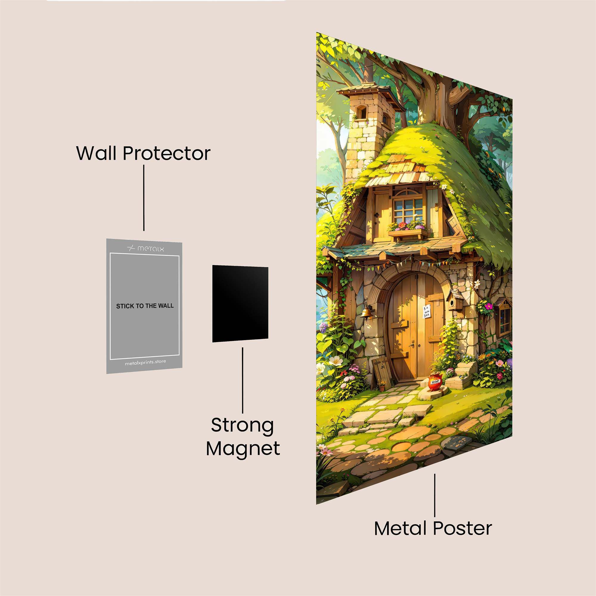 Fairy Whimsy Safe Wall Magnetic / M