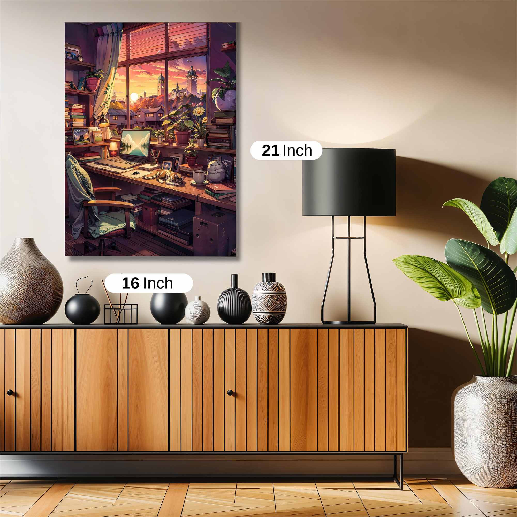 Sunset Serenity Safe Wall Magnetic / M