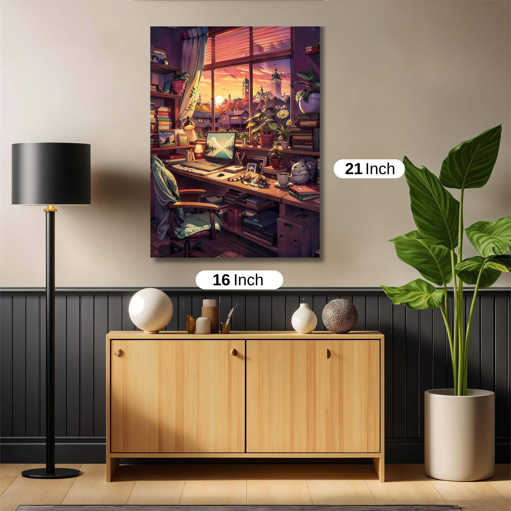 Sunset Serenity Safe Wall Magnetic / M