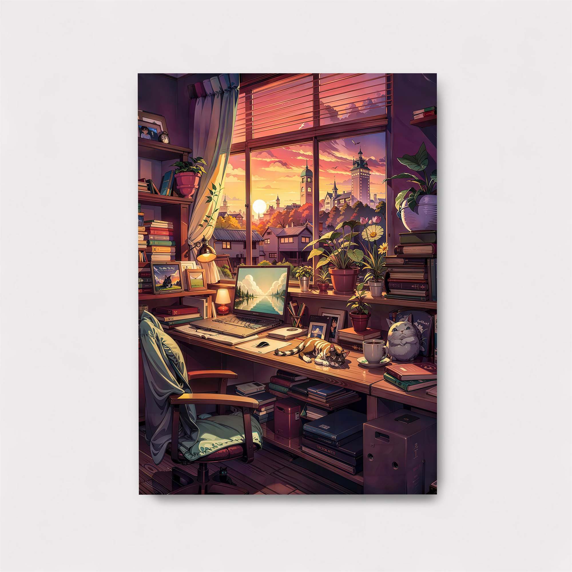 Sunset Serenity Safe Wall Magnetic / M