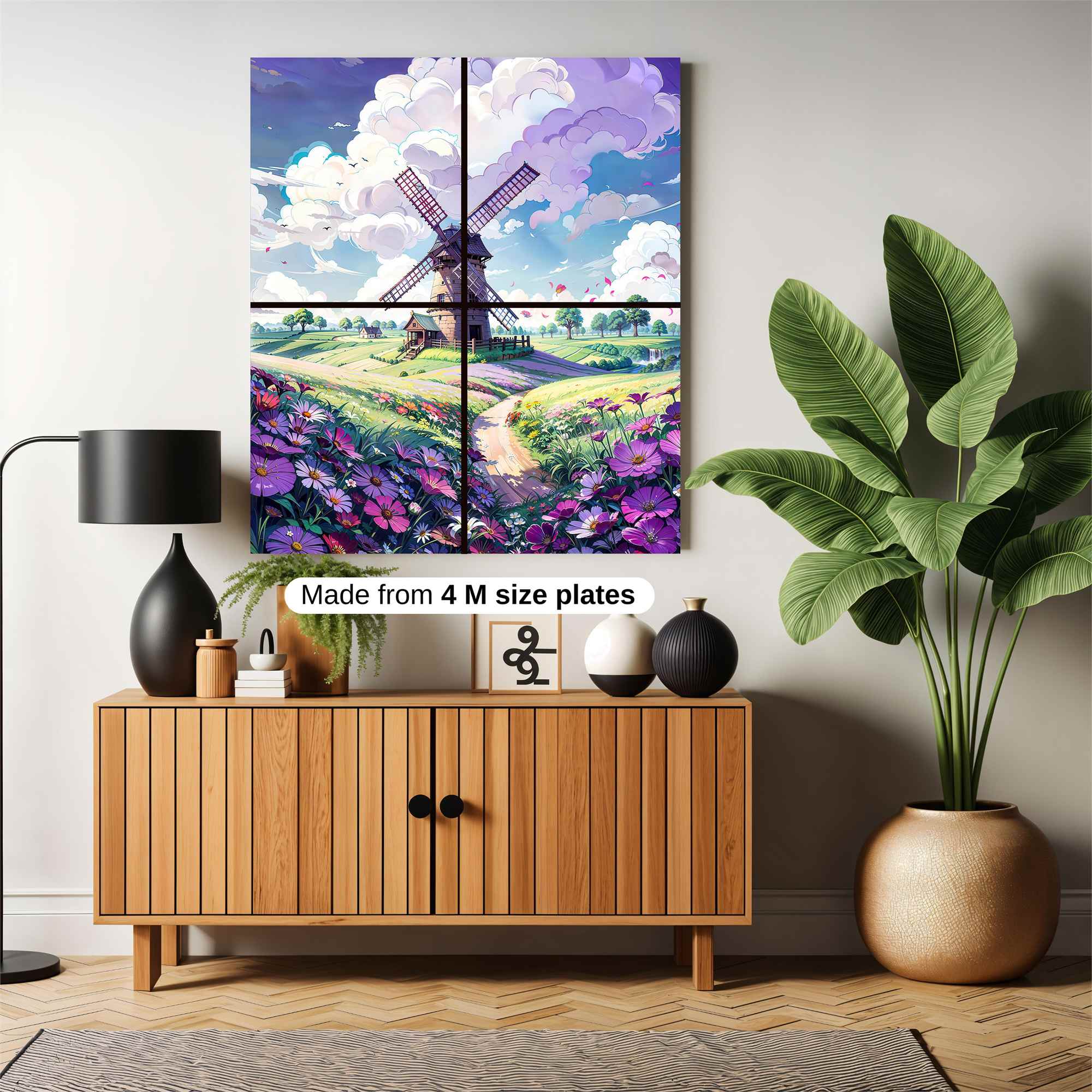 Windmill Whimsy Safe Wall Magnetic / M