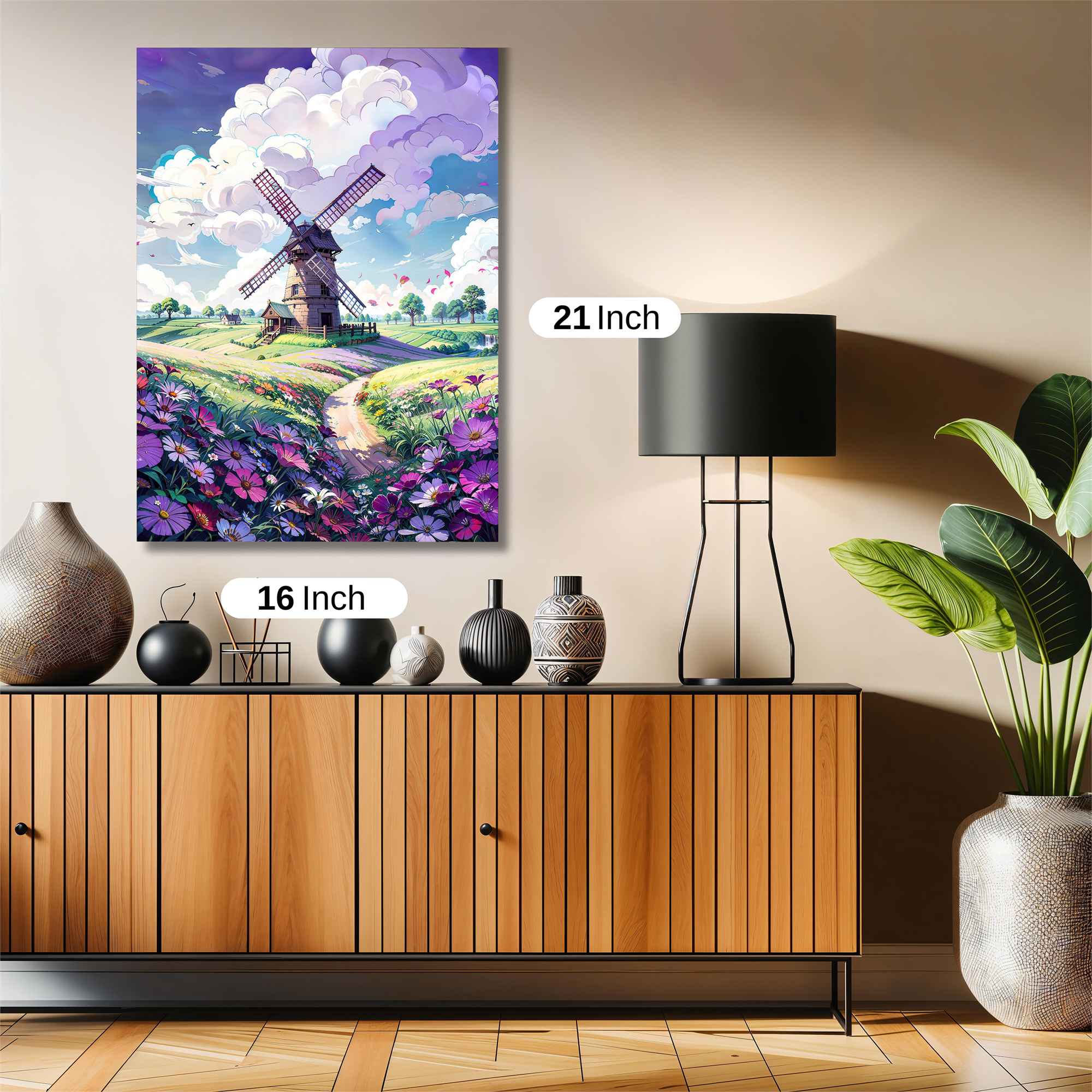 Windmill Whimsy Safe Wall Magnetic / M